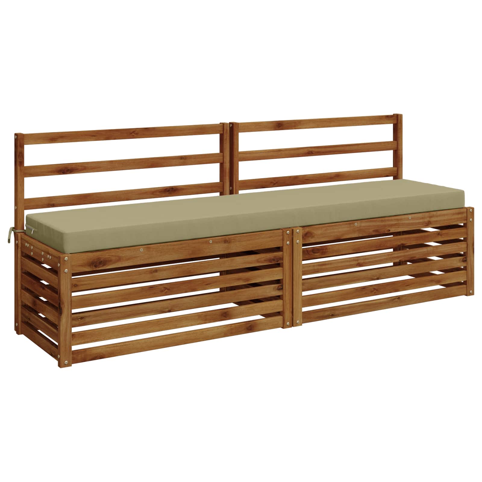 Cuscino per panchina SOEST 100% Poliestere Verde chiaro