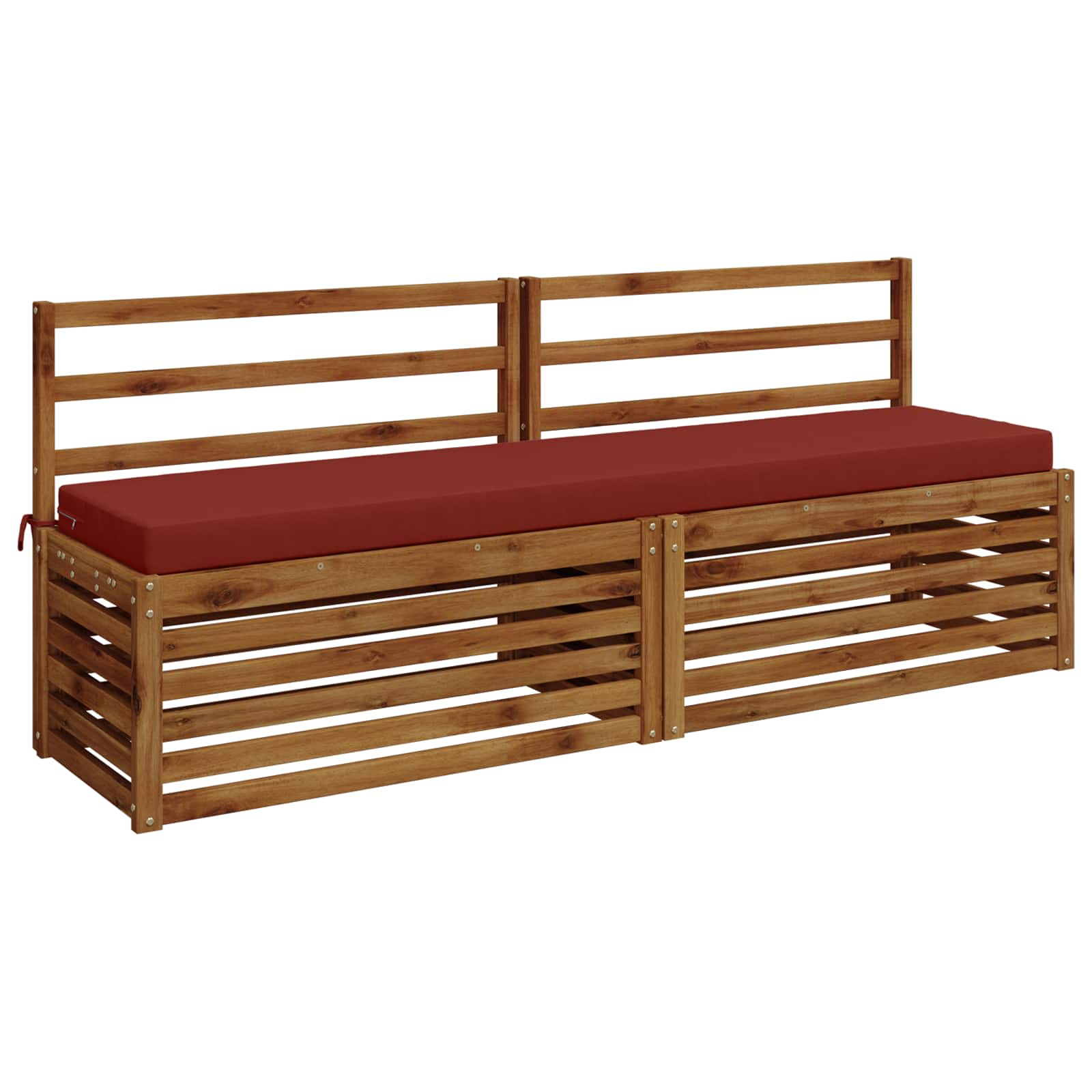 Cuscino per panchina SOEST 100% Poliestere Rosso
