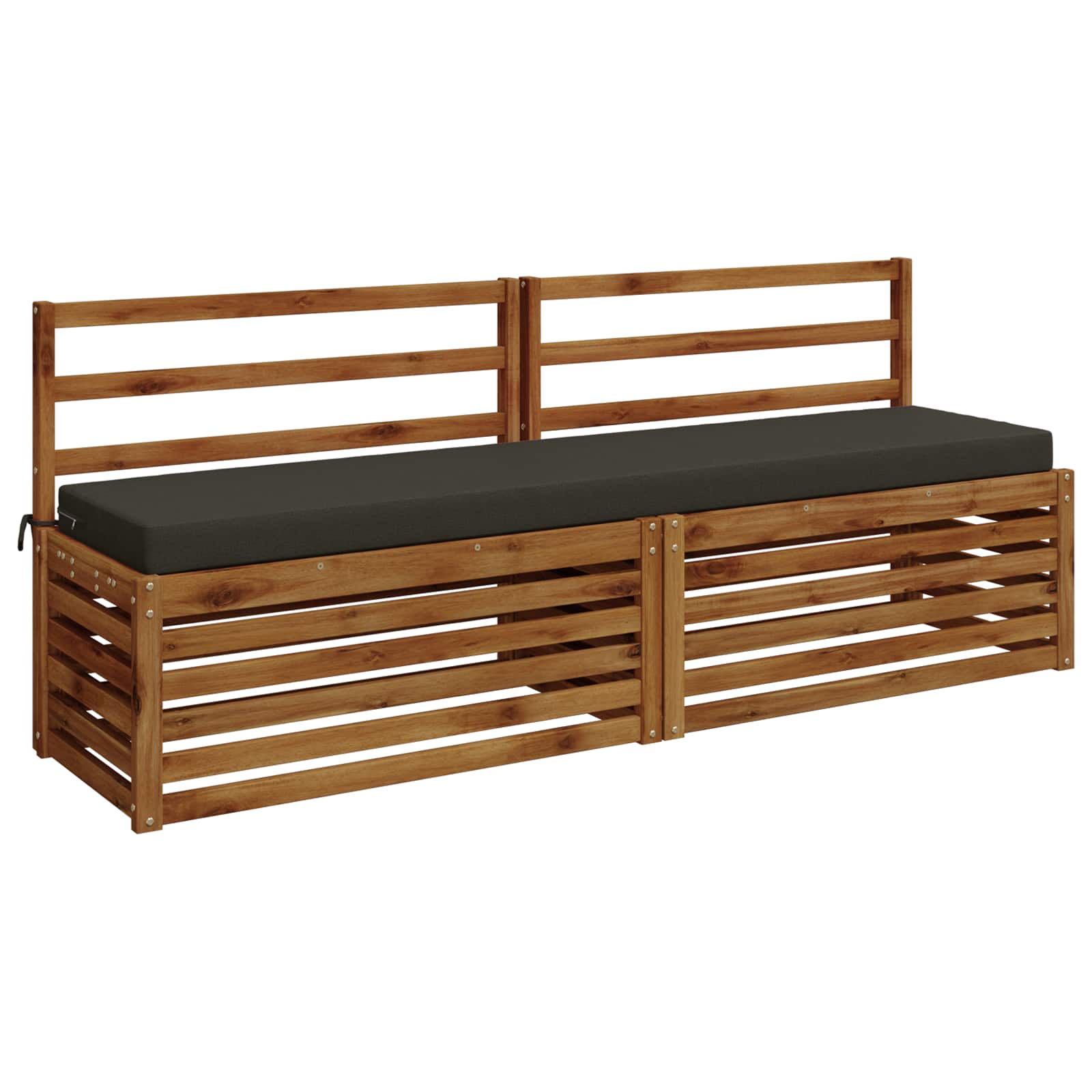 Cuscino per panchina SOEST 100% Poliestere Antracite