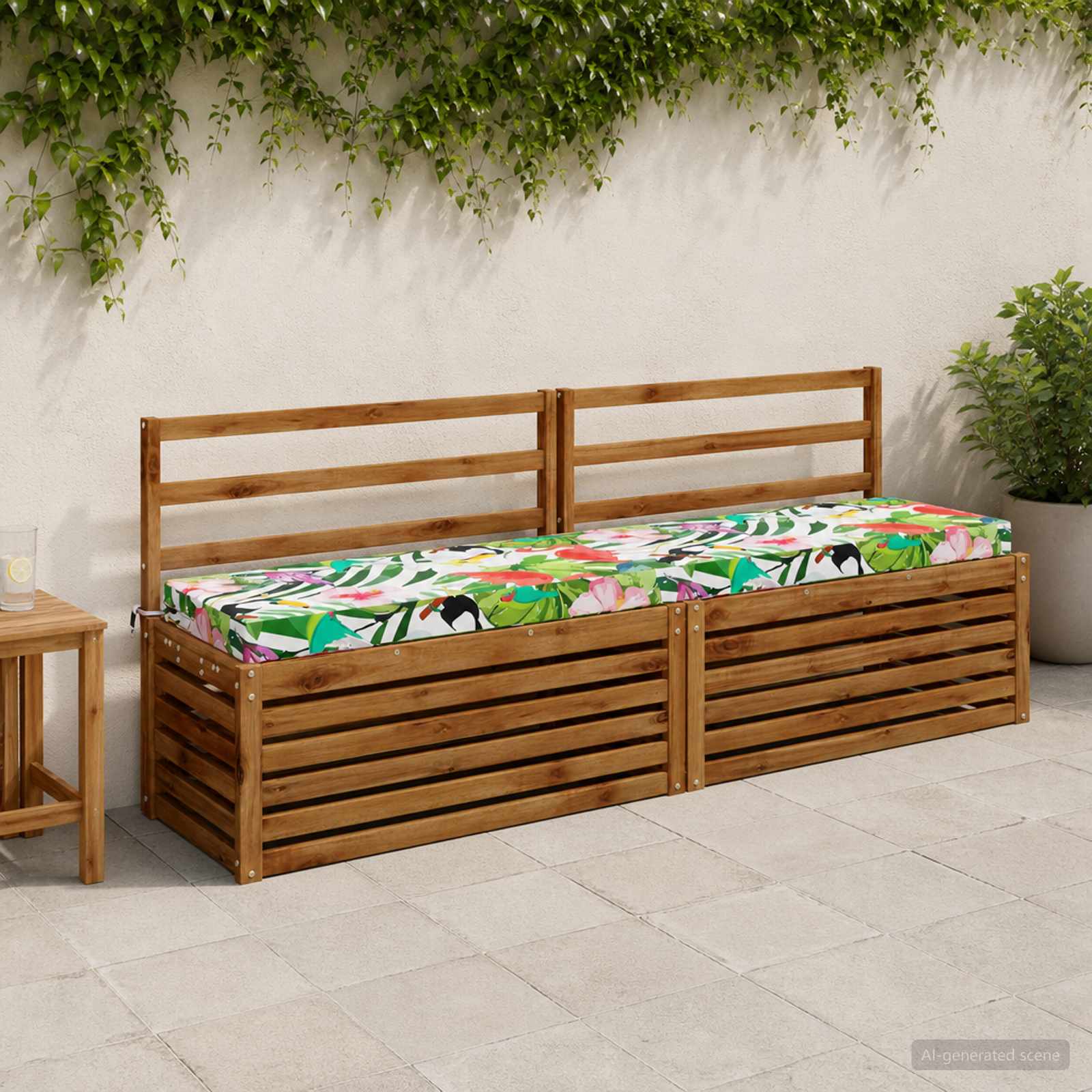 Cuscino per panchina SOEST 100% Poliestere Multicolore