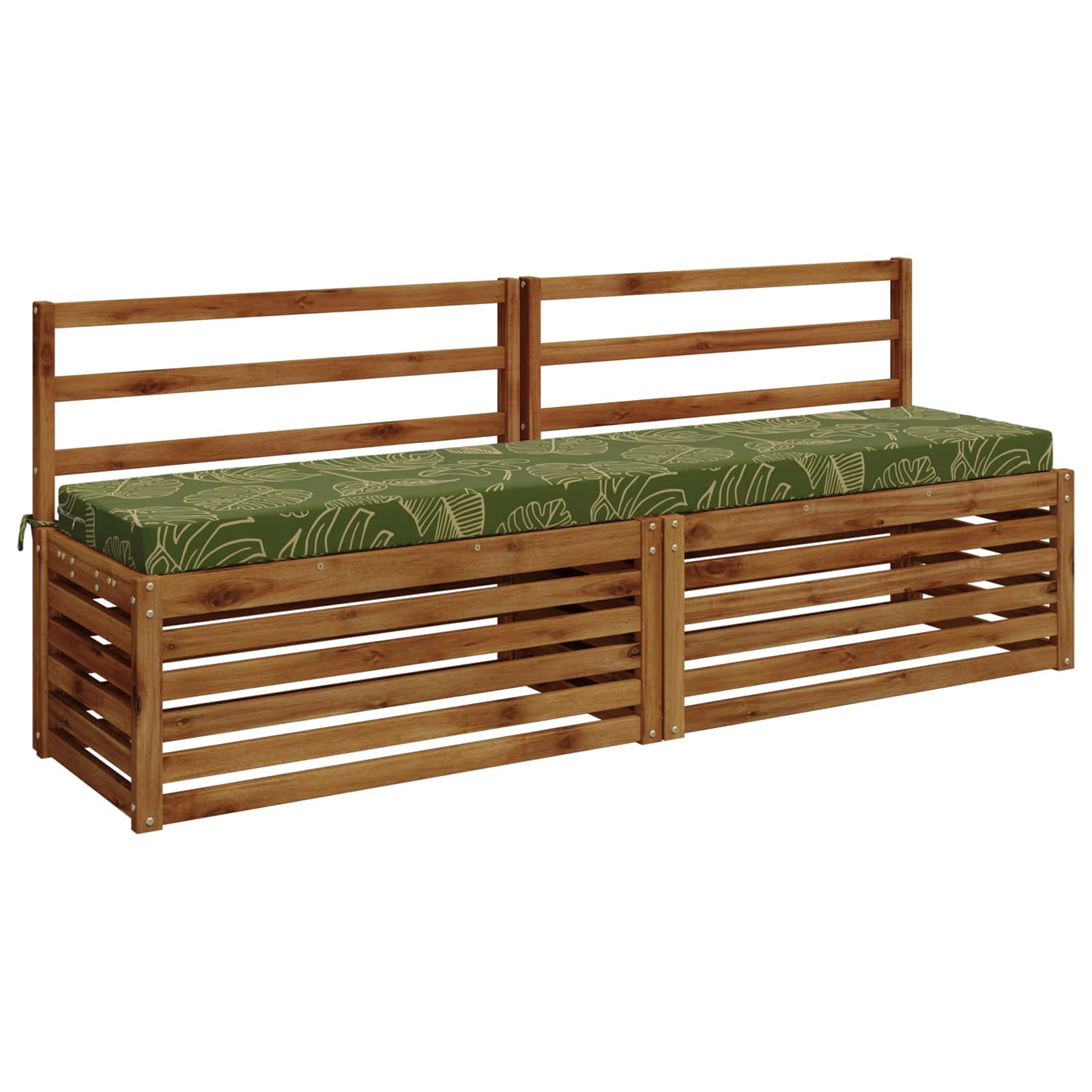 Cuscino per panchina SOEST 100% Poliestere Design a foglia