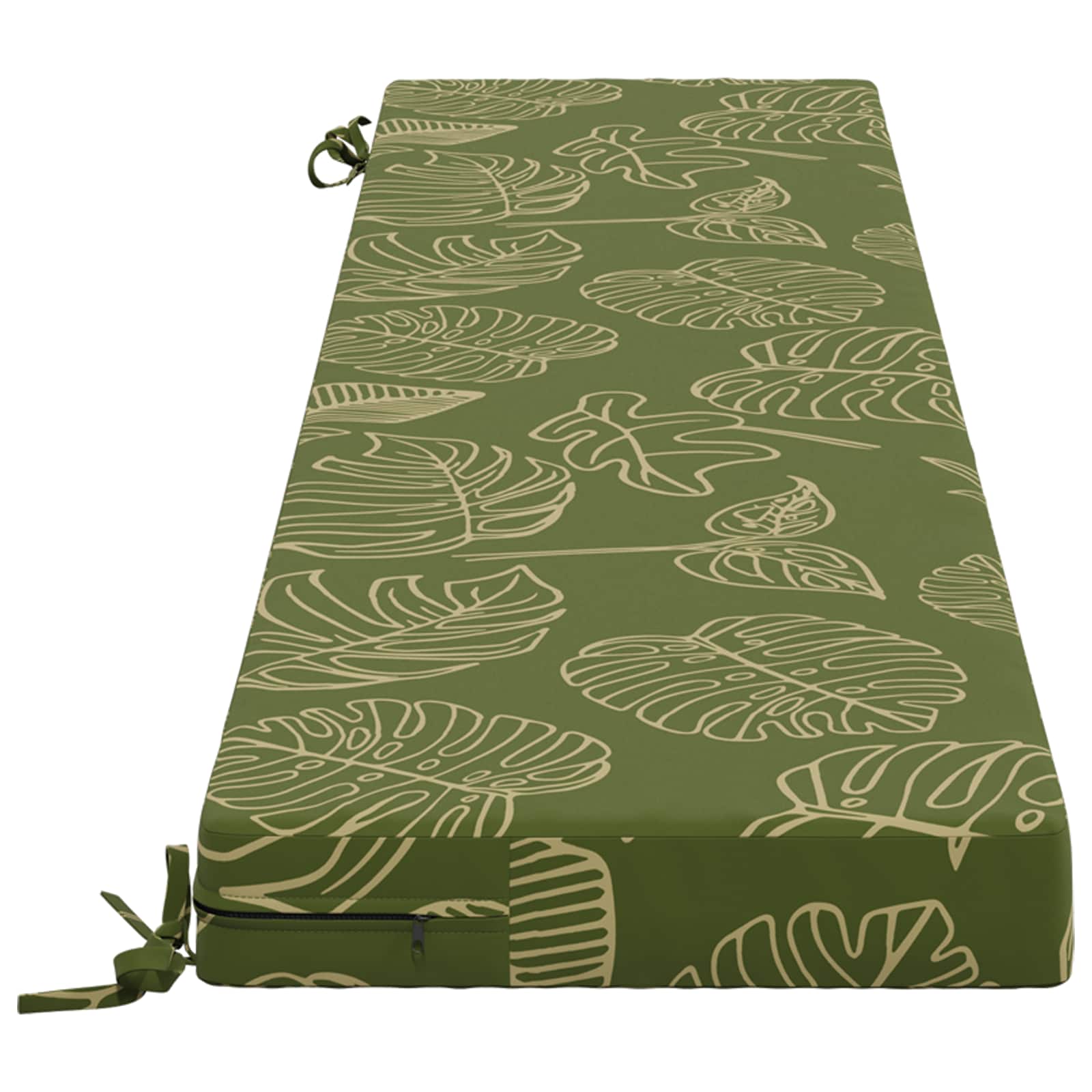 Cuscino per panchina SOEST 100% Poliestere Design a foglia