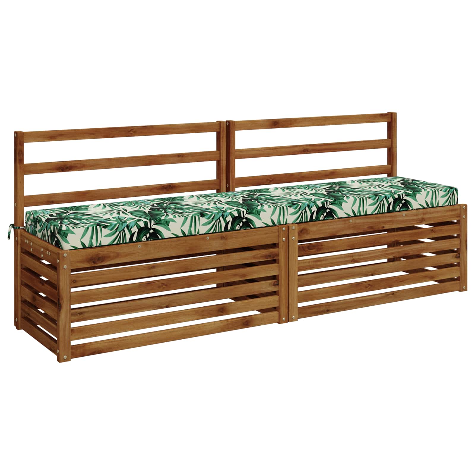 Cuscino per panchina SOEST 100% Poliestere Motivo a Foglie