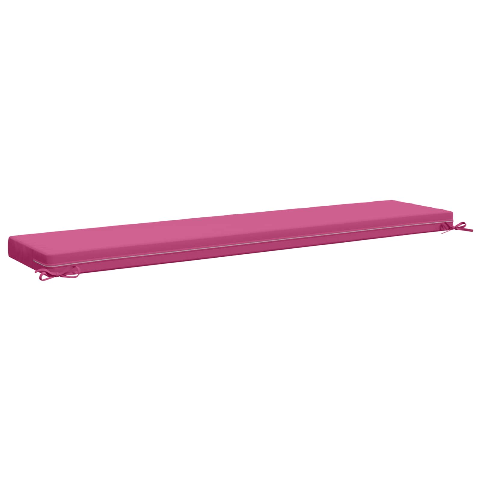Cuscino per panchina SOEST 100% Poliestere Rosa 200 x 40 x 8 cm