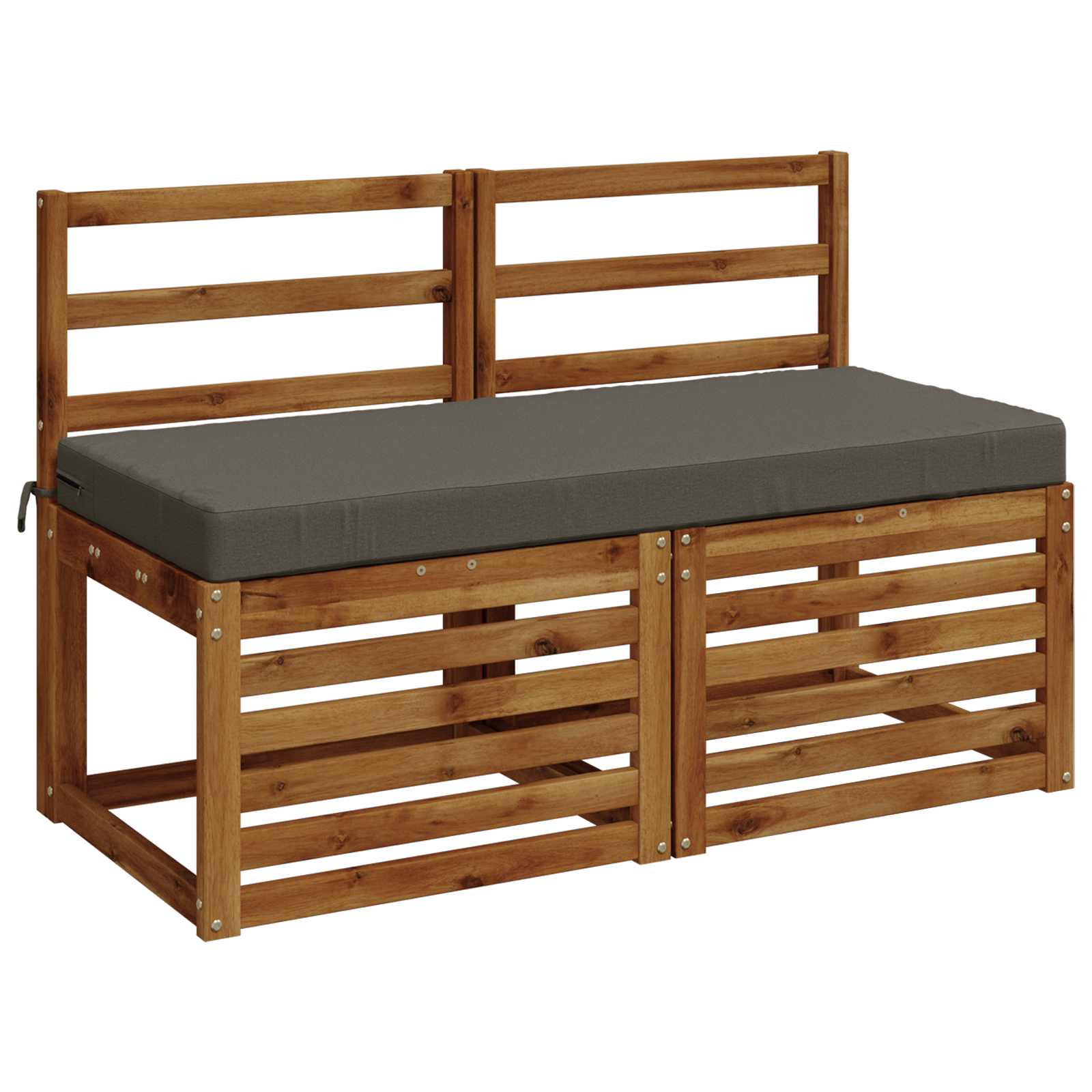 Cuscino per panchina SOEST 100% Poliestere Grigio
