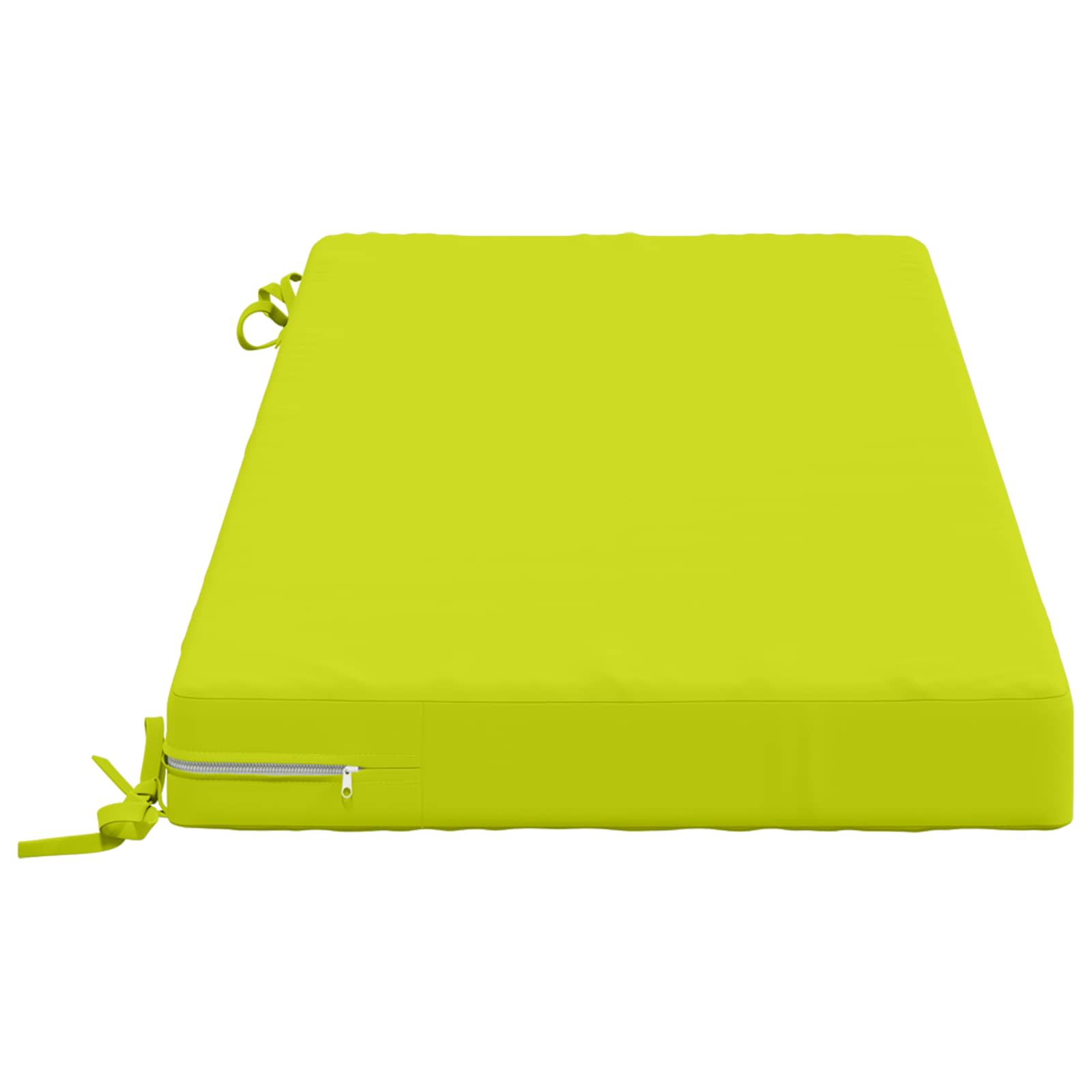 Cuscino per panchina SOEST 100% Poliestere Verde brillante.