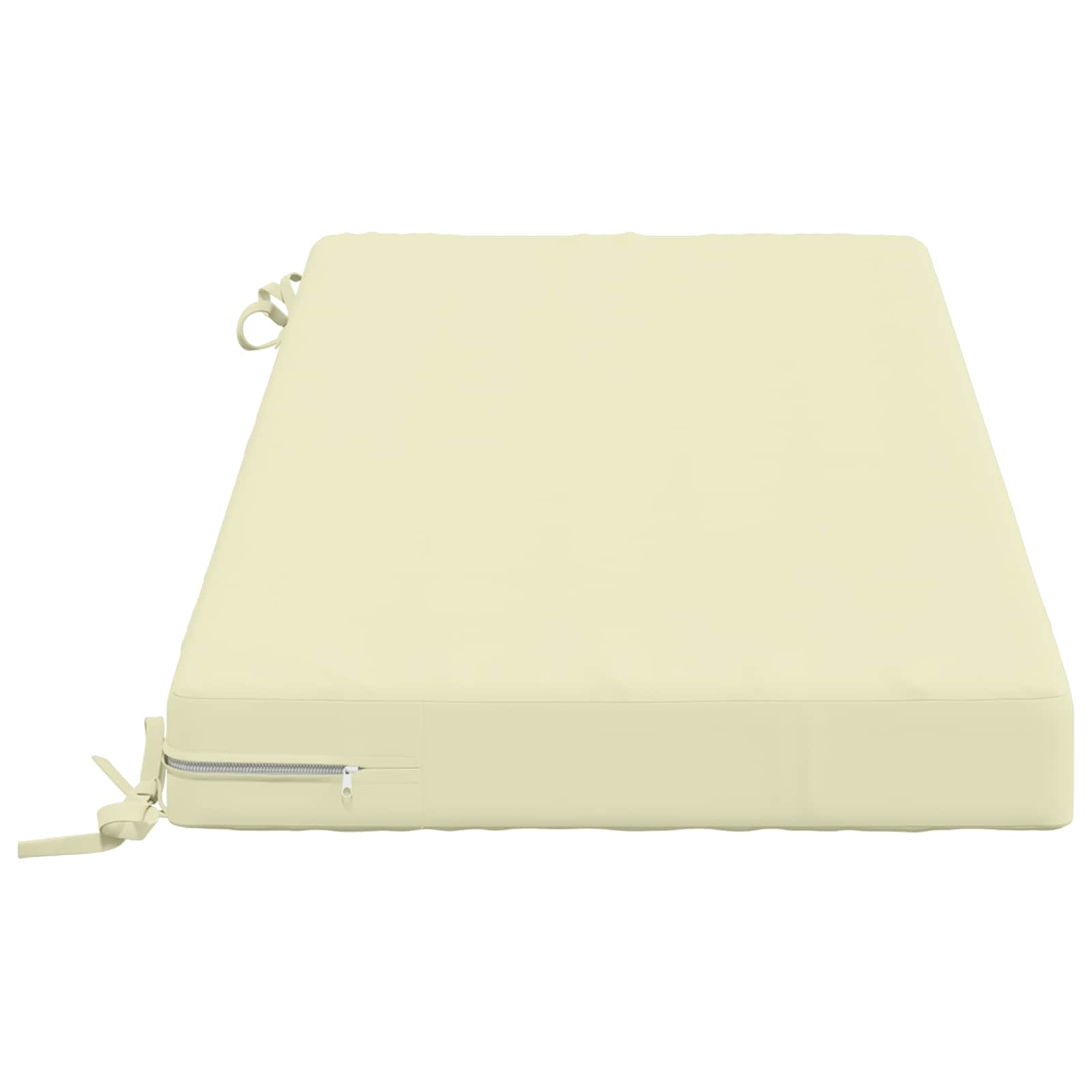 Cuscino per panchina SOEST 100% Poliestere Crema