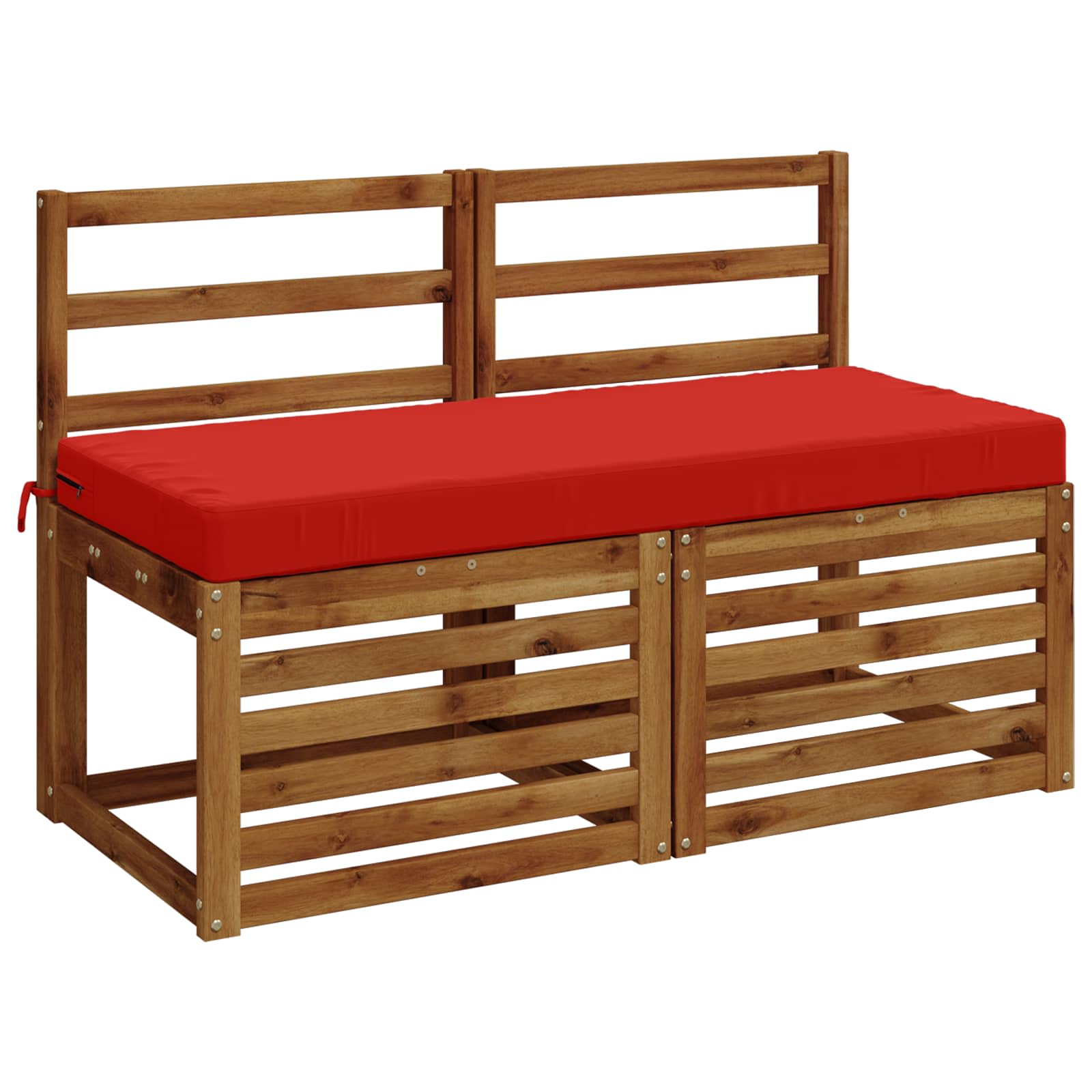 Cuscino per panchina SOEST 100% Poliestere Rosso