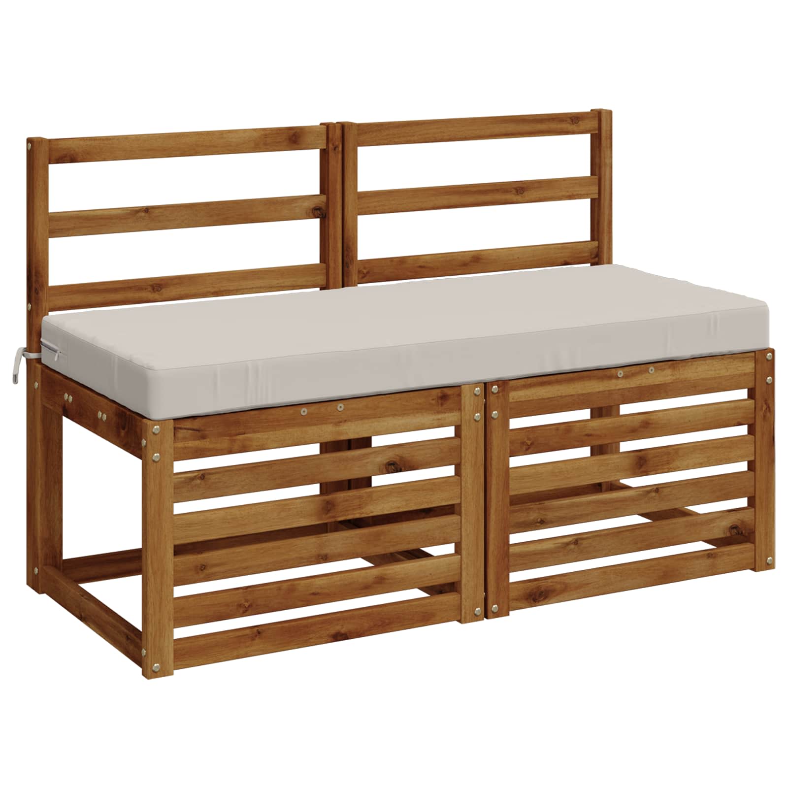 Cuscino per panchina SOEST 100% Poliestere Bianco