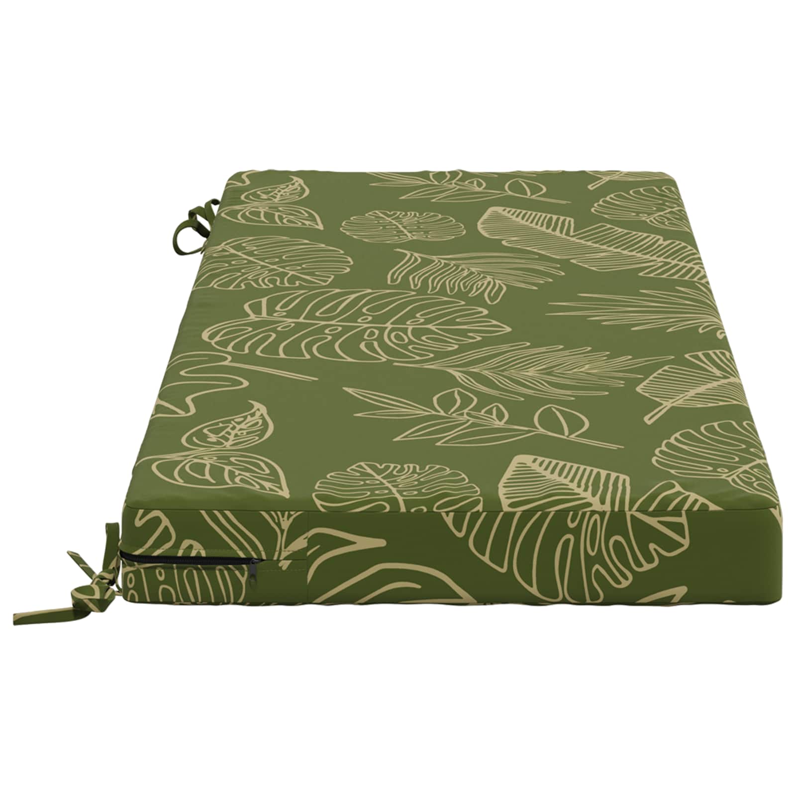 Cuscino per panchina SOEST 100% Poliestere Design a foglia