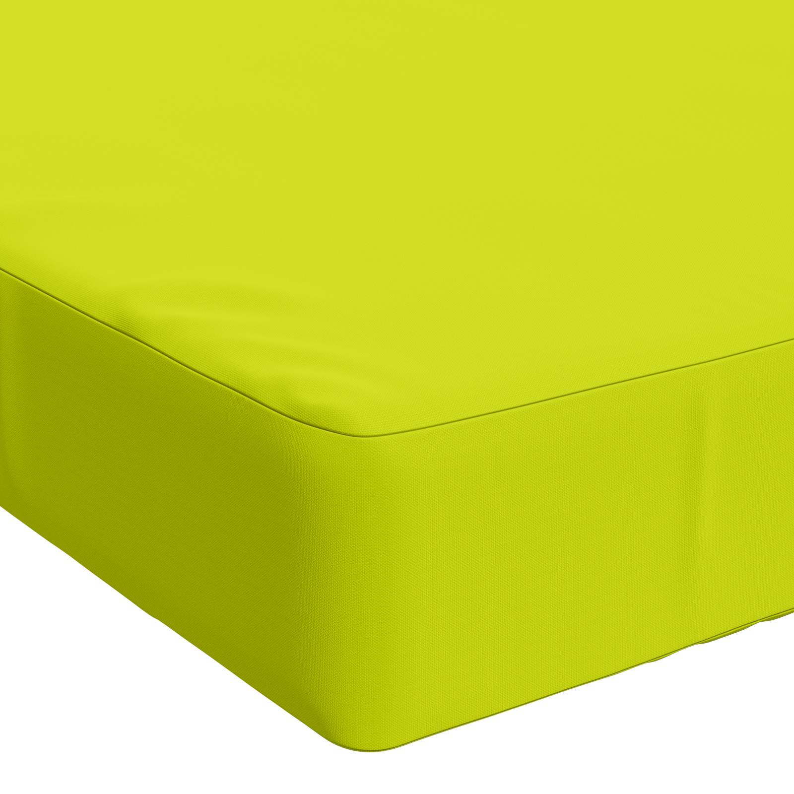 Cuscino per panchina SOEST 100% Poliestere Verde brillante.
