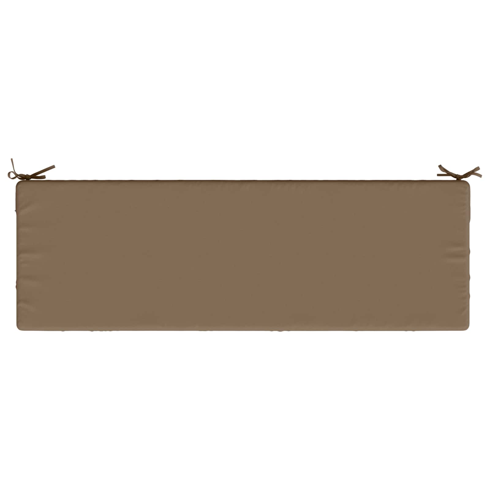 Cuscino per panchina SOEST 100% Poliestere Tortora