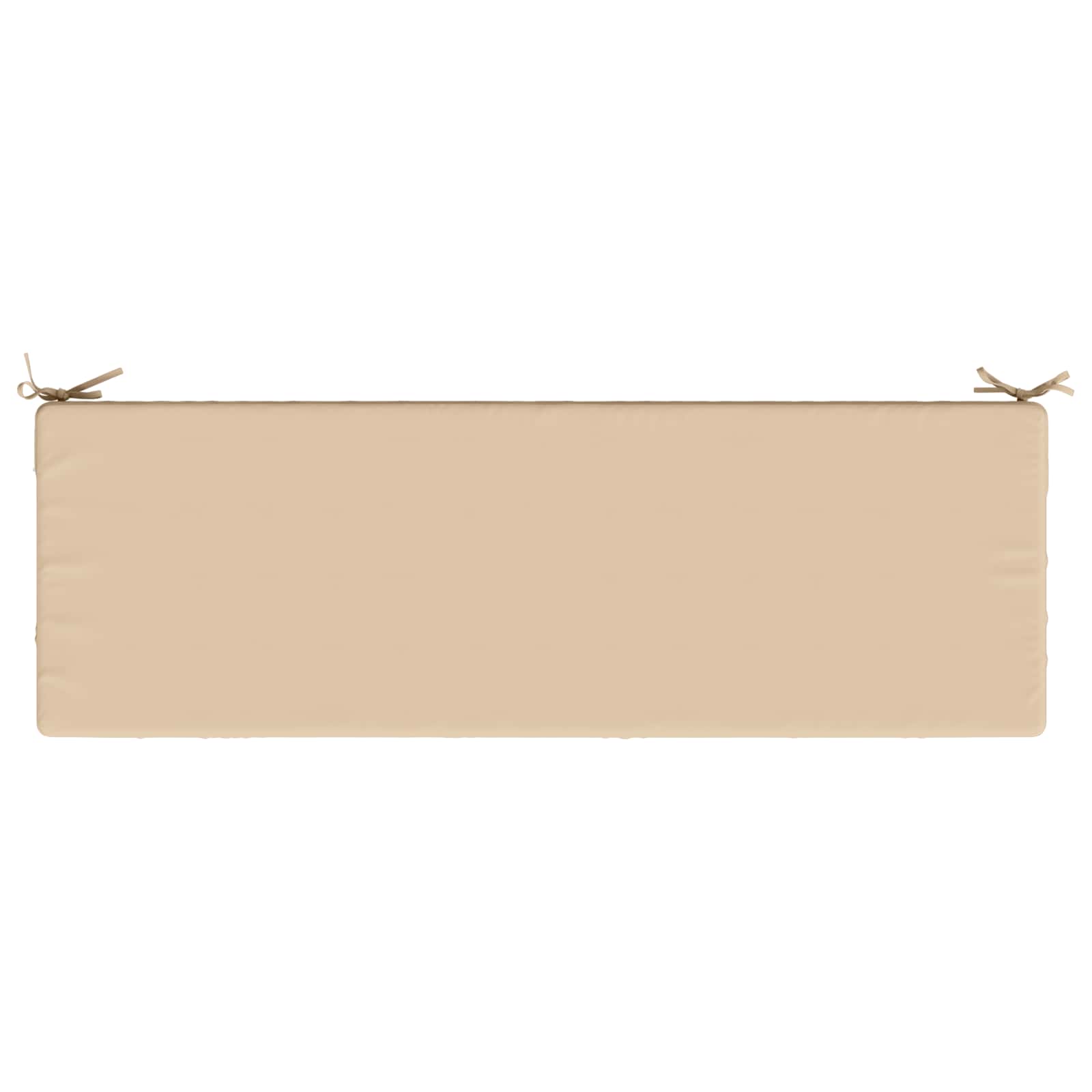 Cuscini per Panchina a 2 Pezzi SOEST 2 pz 100% Poliestere Crema