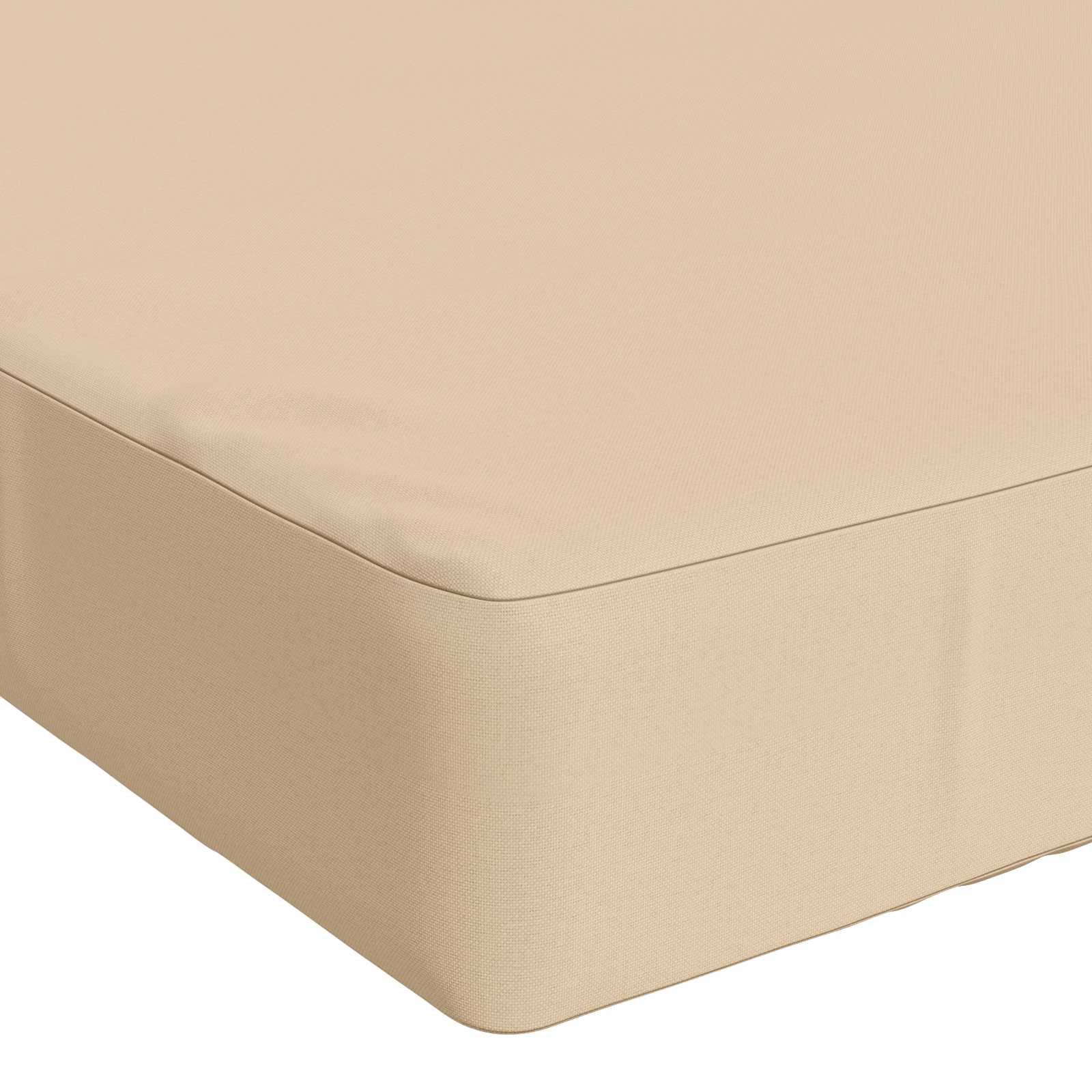 Cuscini per Panchina a 2 Pezzi SOEST 2 pz 100% Poliestere Crema