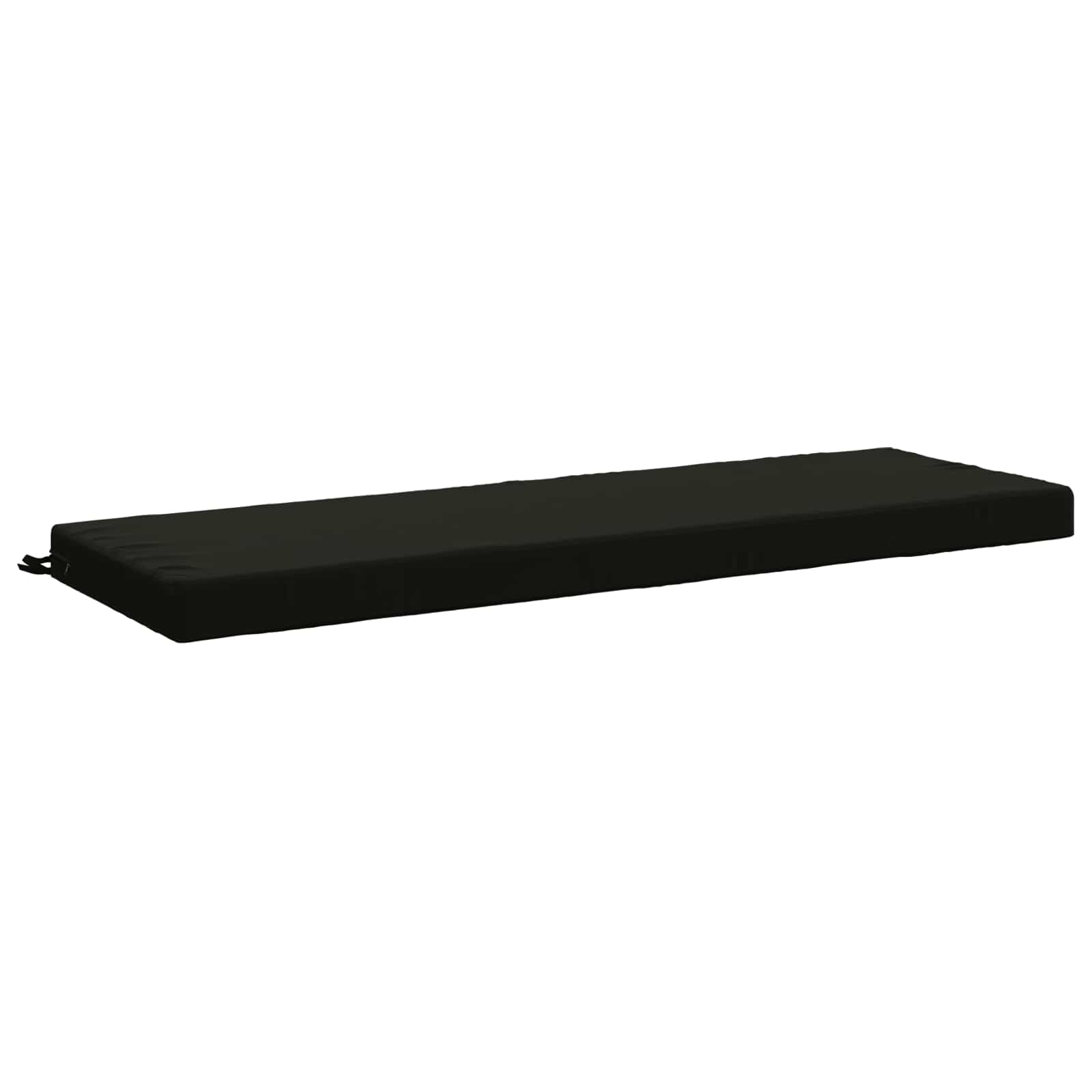 Cuscino per panchina SOEST 100% Poliestere Nero 150 x 50 x 8 cm