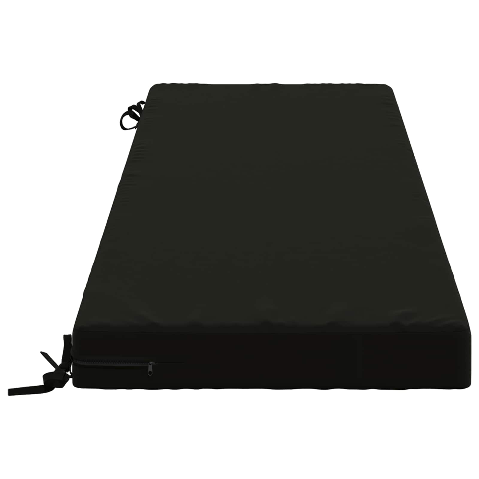 Cuscino per panchina SOEST 100% Poliestere Nero 150 x 50 x 8 cm