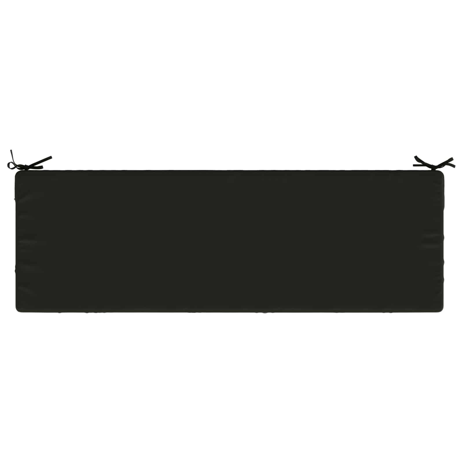 Cuscino per panchina SOEST 100% Poliestere Nero 150 x 50 x 8 cm