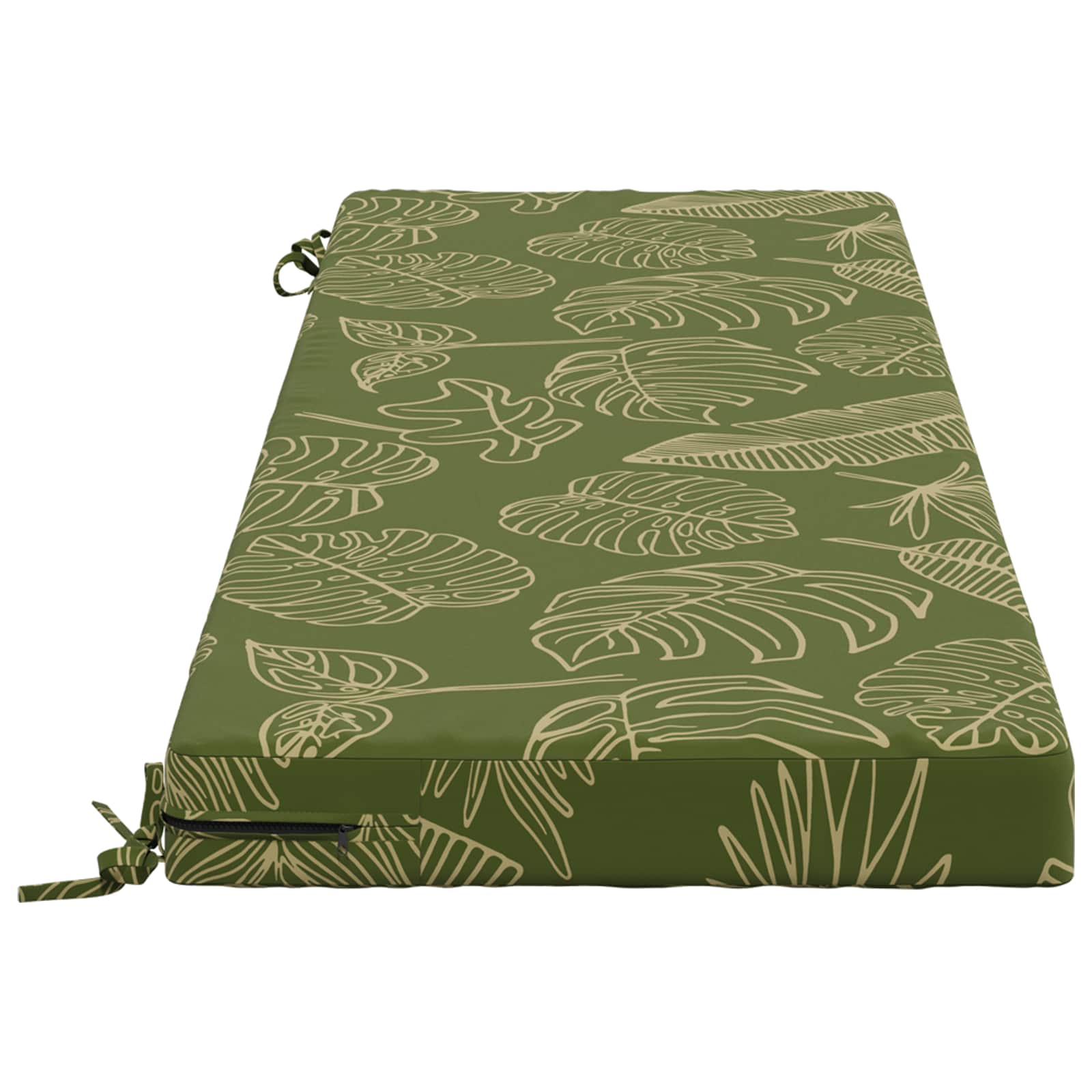 Cuscino per panchina SOEST 100% Poliestere Design a foglia