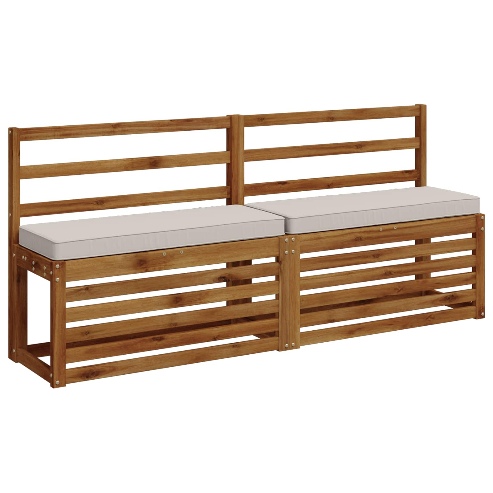 Cuscini per Panchina a 2 Pezzi VUGHT 2 pcs 100% Poliestere