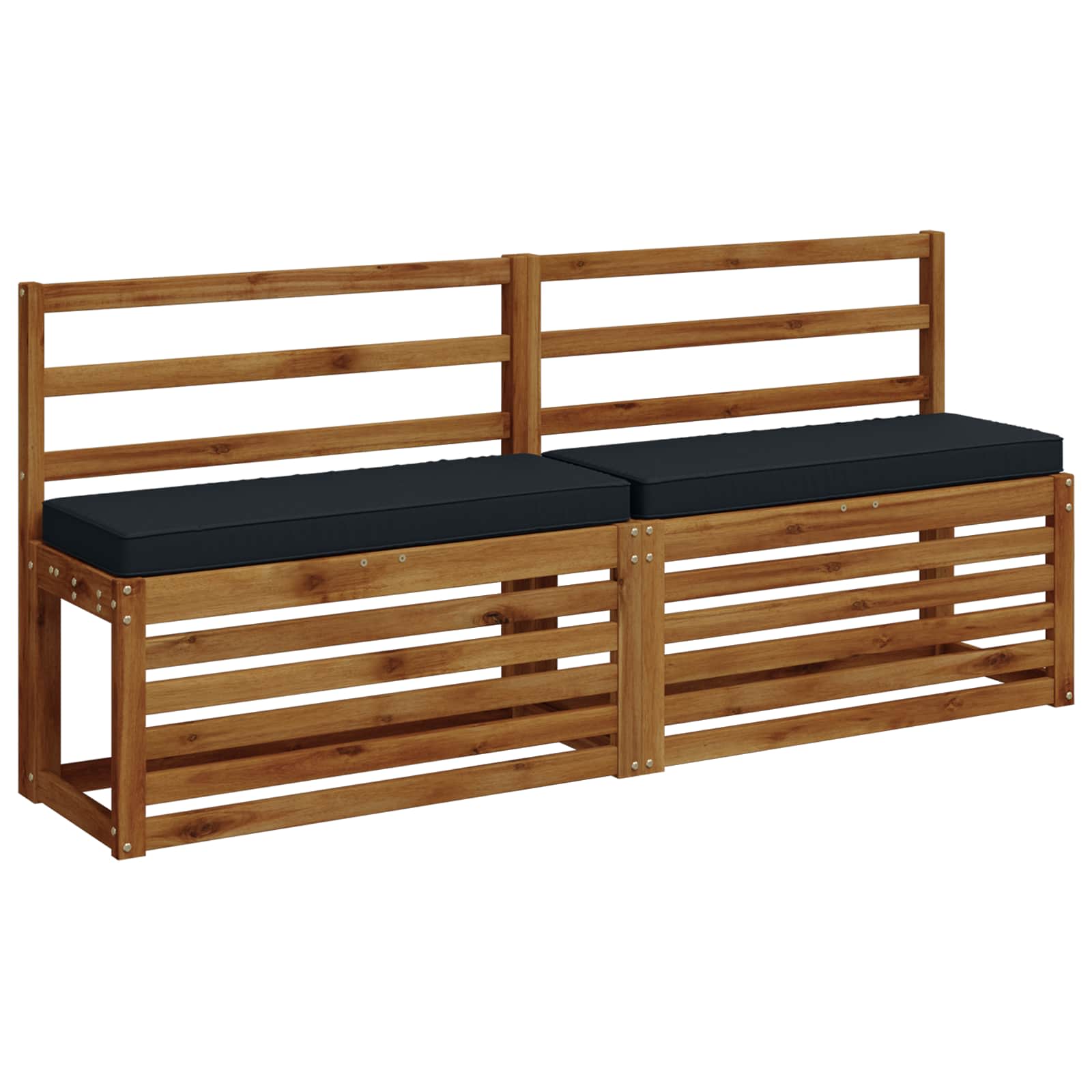 Cuscino per Panchina a 1 Pezzo VUGHT 100% Poliestere Blu Scuro