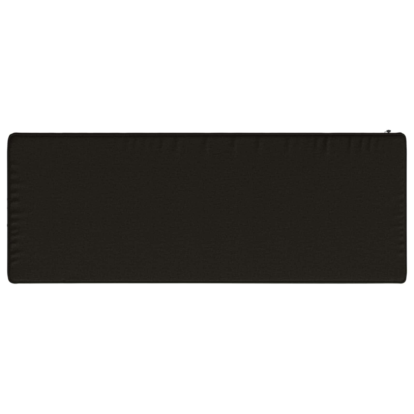 Cuscini per Panchina a 2 Pezzi VUGHT 2 pcs 100% Poliestere Nero