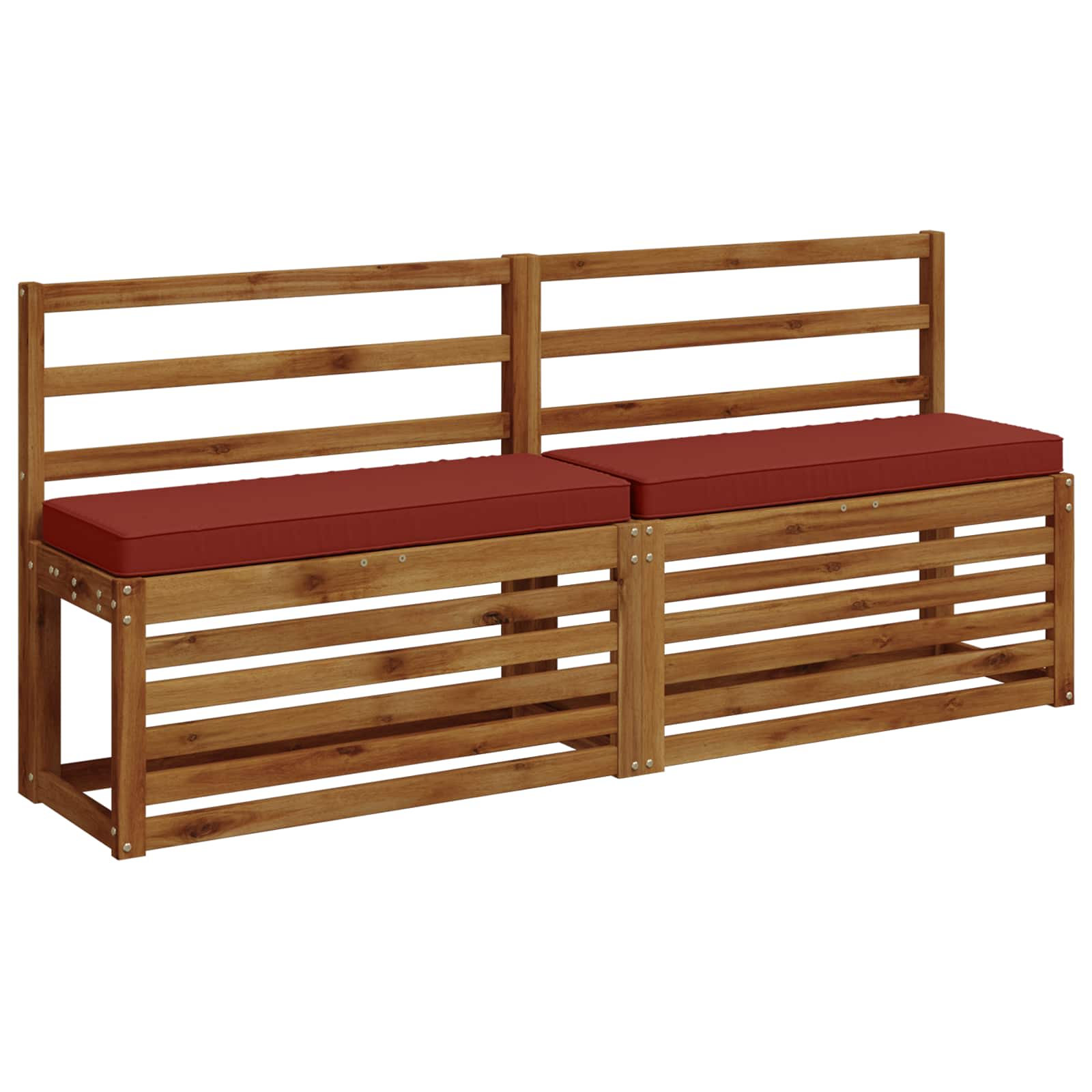 Cuscino per Panchina a 1 Pezzo VUGHT 100% Poliestere Rosso