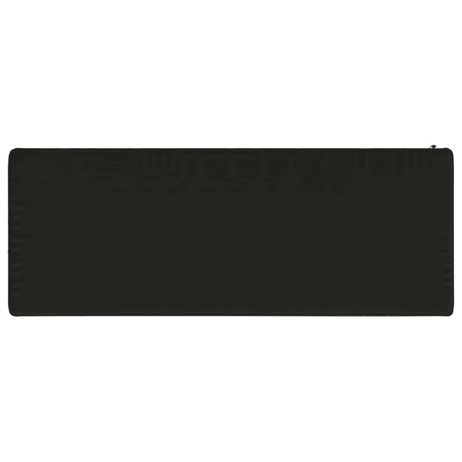 Cuscini per Panchina a 2 Pezzi VUGHT 2 pcs 100% Poliestere Nero