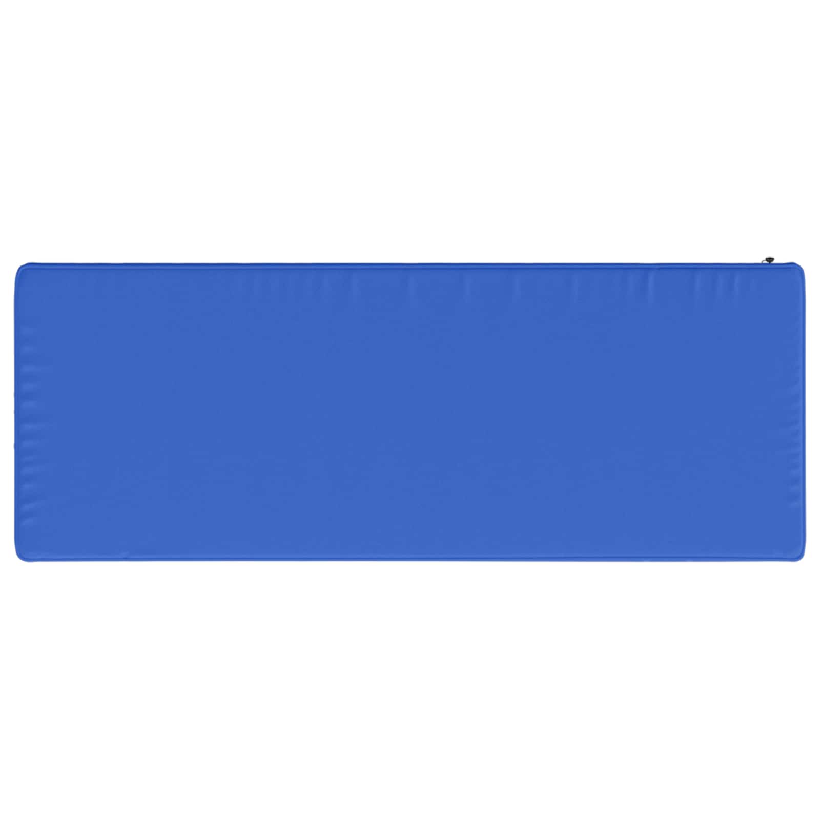 Cuscino per Panchina a 1 Pezzo VUGHT 100% Poliestere Blu Reale