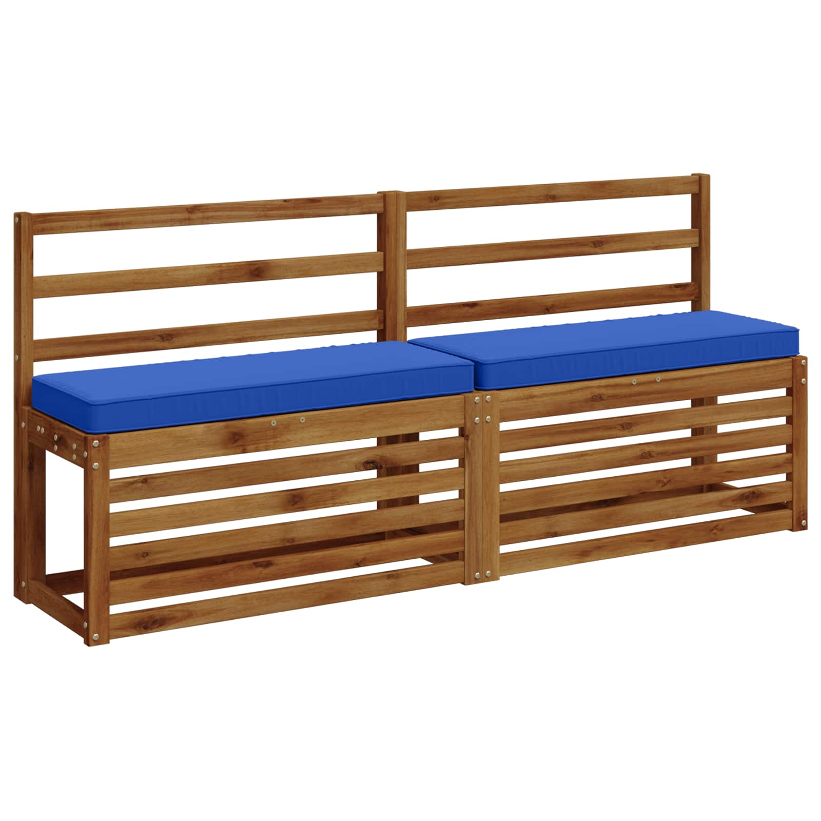 Cuscini per Panchina a 2 Pezzi VUGHT 2 pcs 100% Poliestere