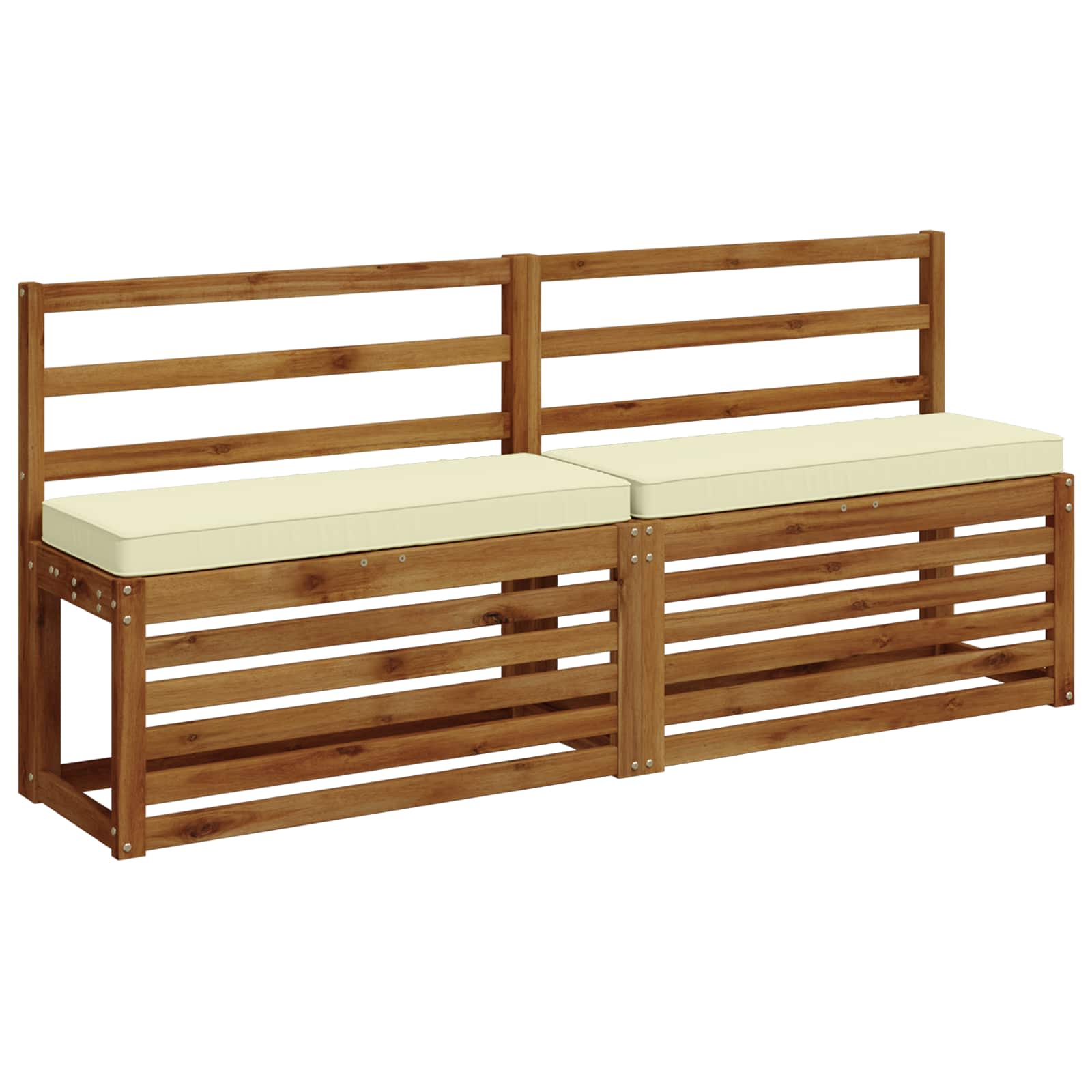 Cuscino per Panchina a 1 Pezzo VUGHT 100% Poliestere Crema