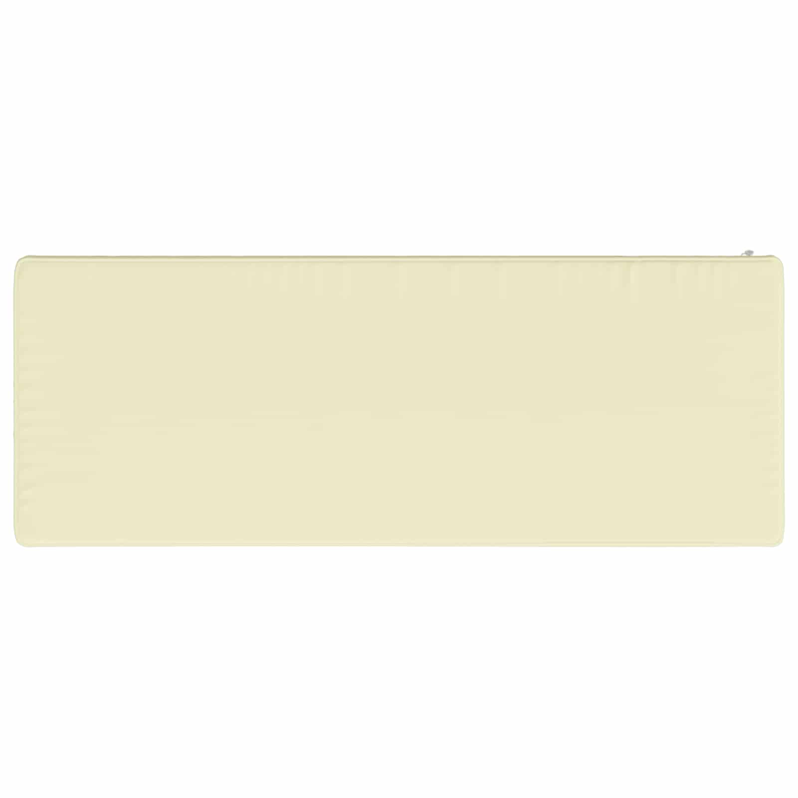 Cuscino per Panchina a 1 Pezzo VUGHT 100% Poliestere Crema