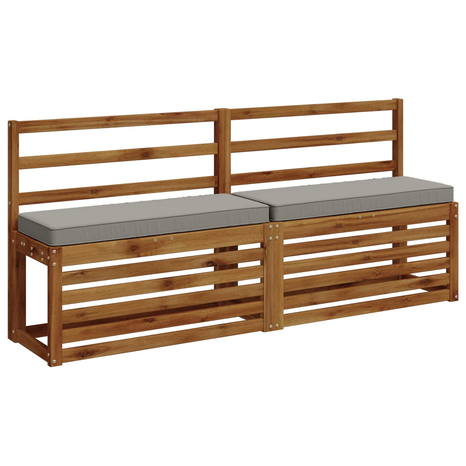 Cuscino per Panchina a 1 Pezzo VUGHT 100% Poliestere Grigio