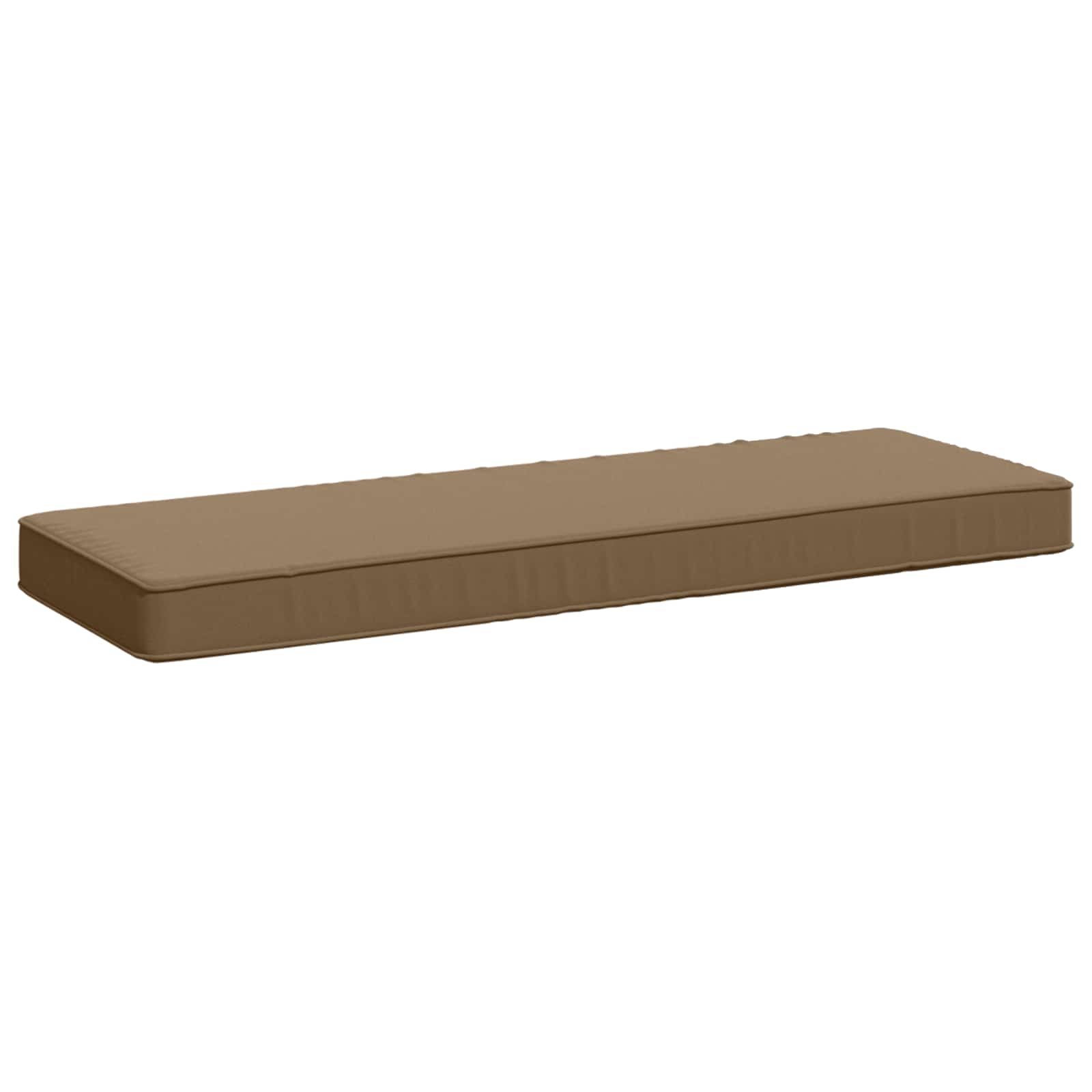 Cuscino per Panchina a 1 Pezzo VUGHT 100% Poliestere Tortora