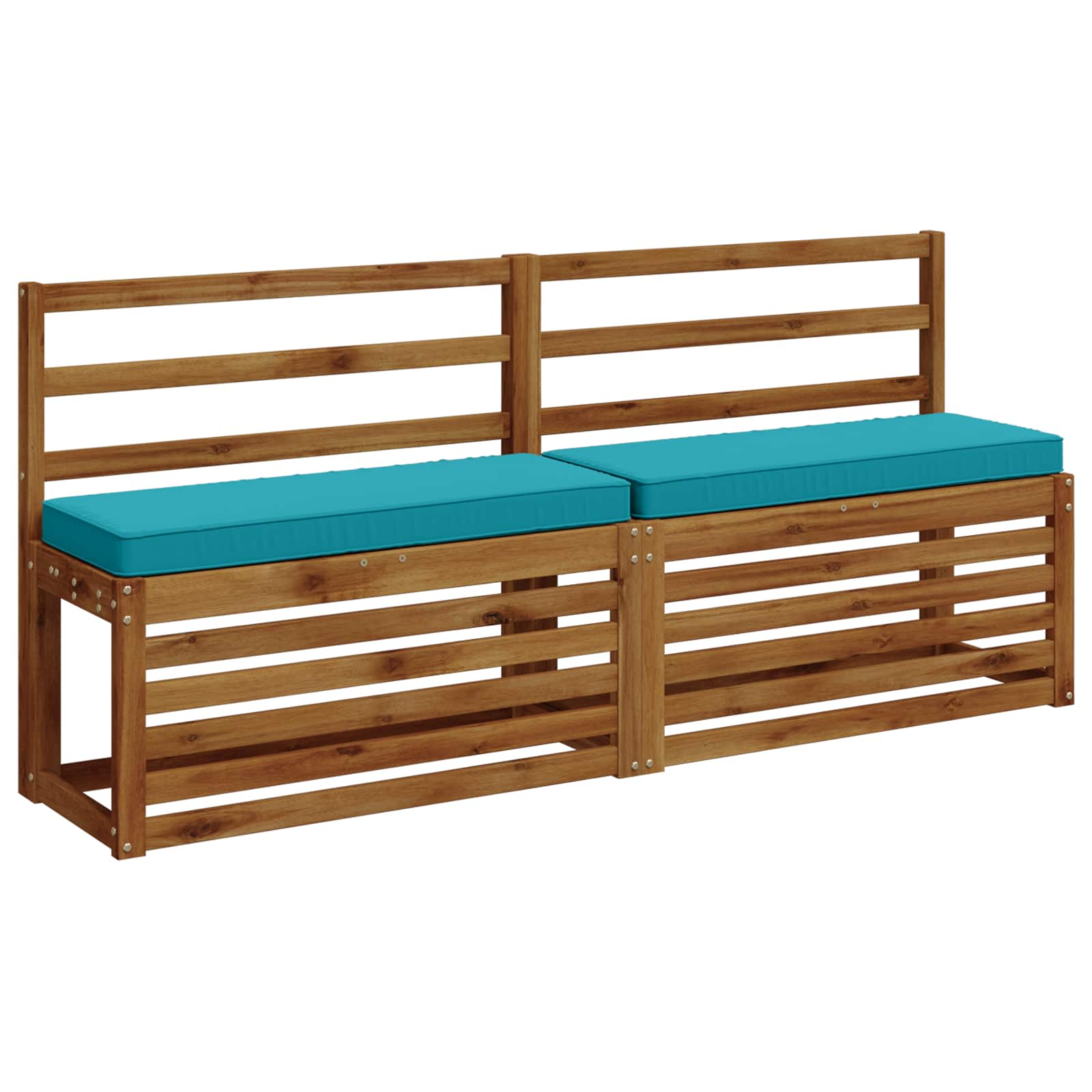 Cuscino per Panchina a 1 Pezzo VUGHT 100% Poliestere Turchese