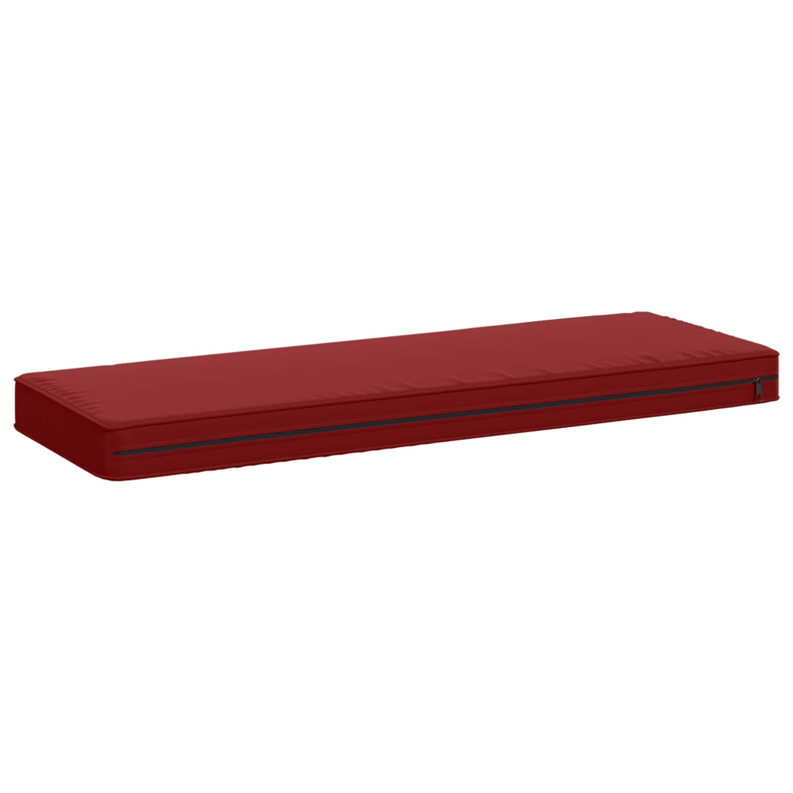 Cuscino per Panchina a 1 Pezzo VUGHT 100% Poliestere Rosso Vino