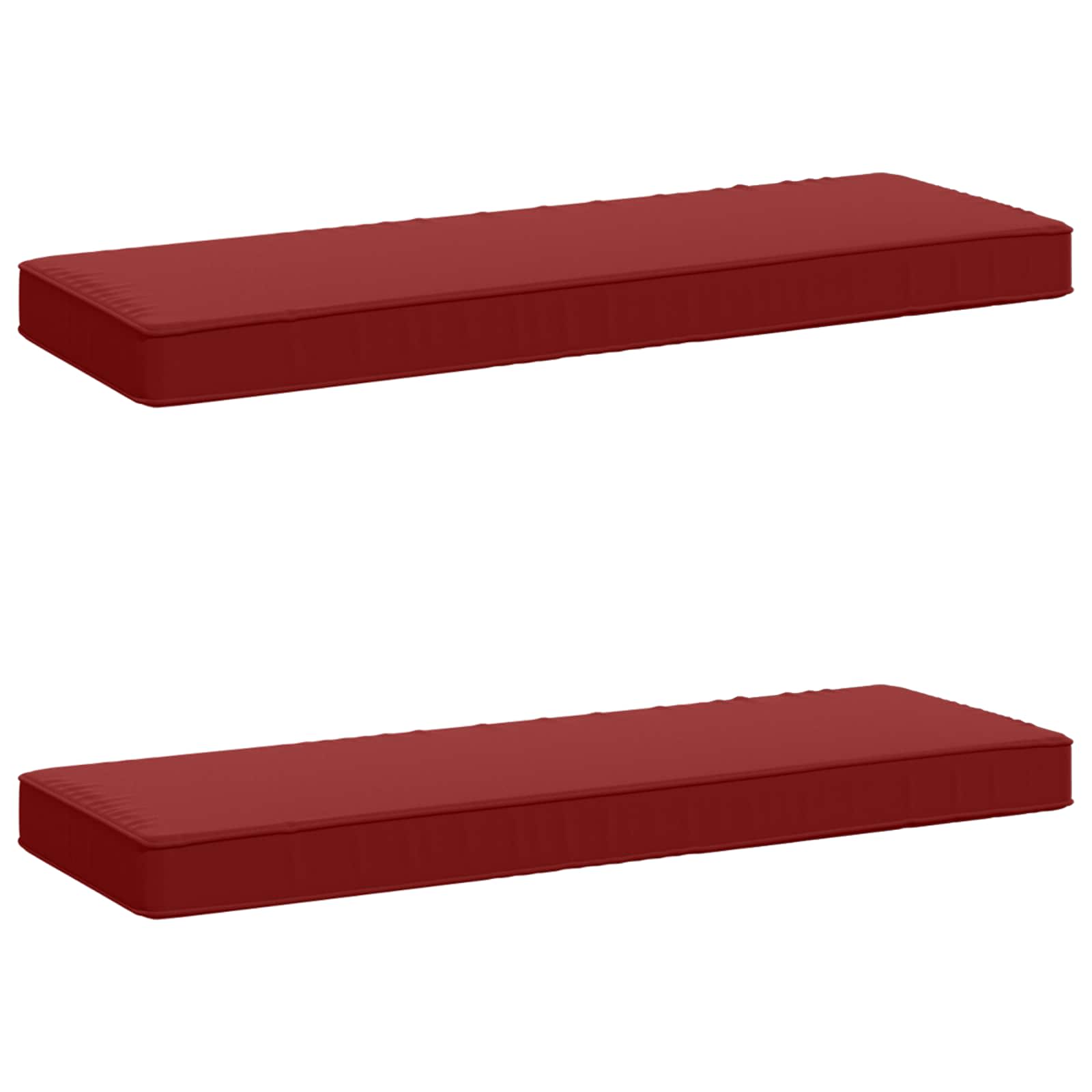 Cuscini per Panchina a 2 Pezzi VUGHT 2 pcs 100% Poliestere