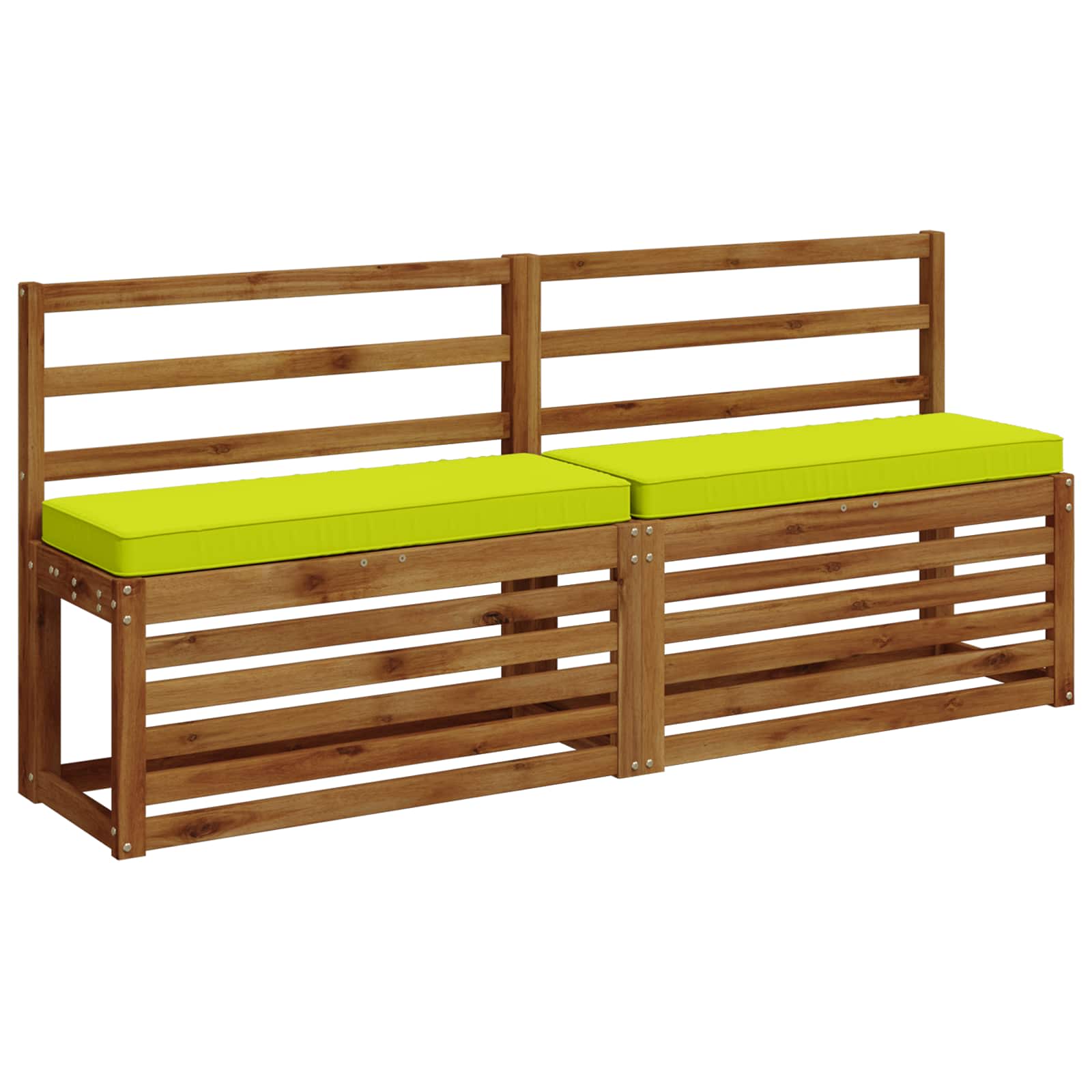 Cuscini per Panchina a 2 Pezzi VUGHT 2 pcs 100% Poliestere