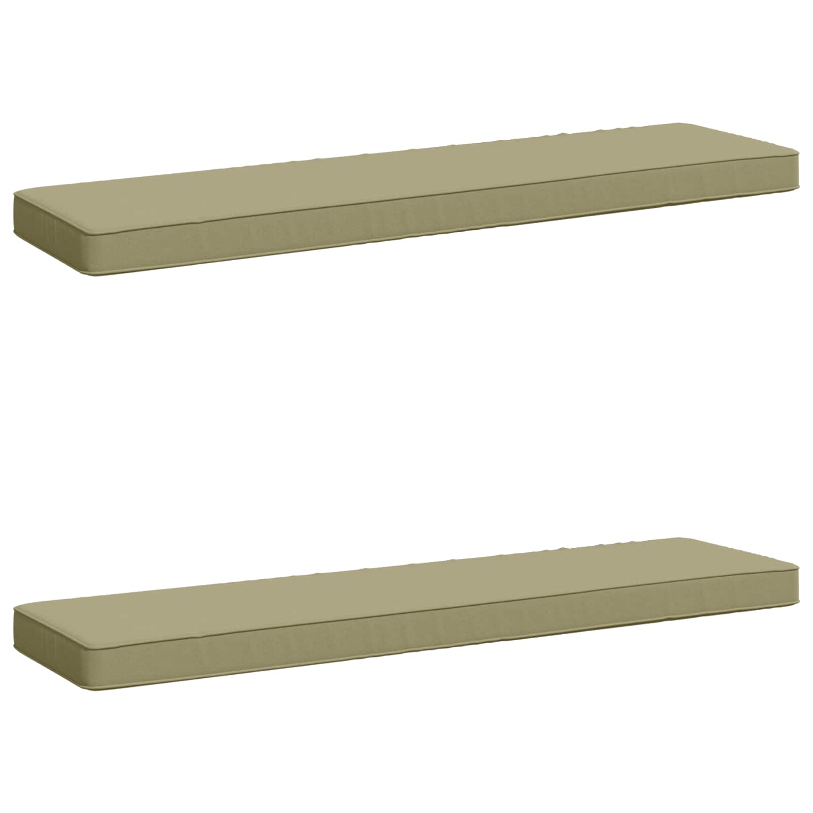 Cuscini per Panchina a 2 Pezzi VUGHT 2 pcs 100% Poliestere