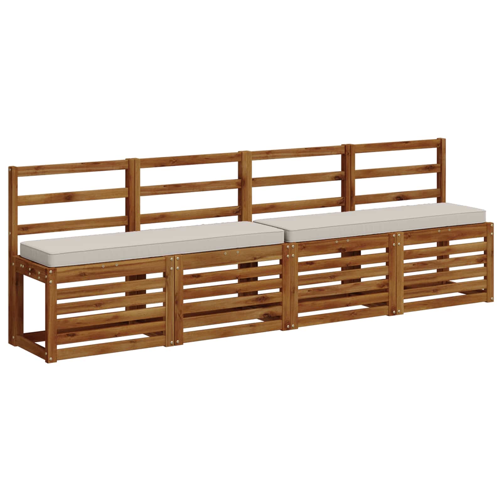Cuscini per Panchina a 2 Pezzi VUGHT 2 pcs 100% Poliestere