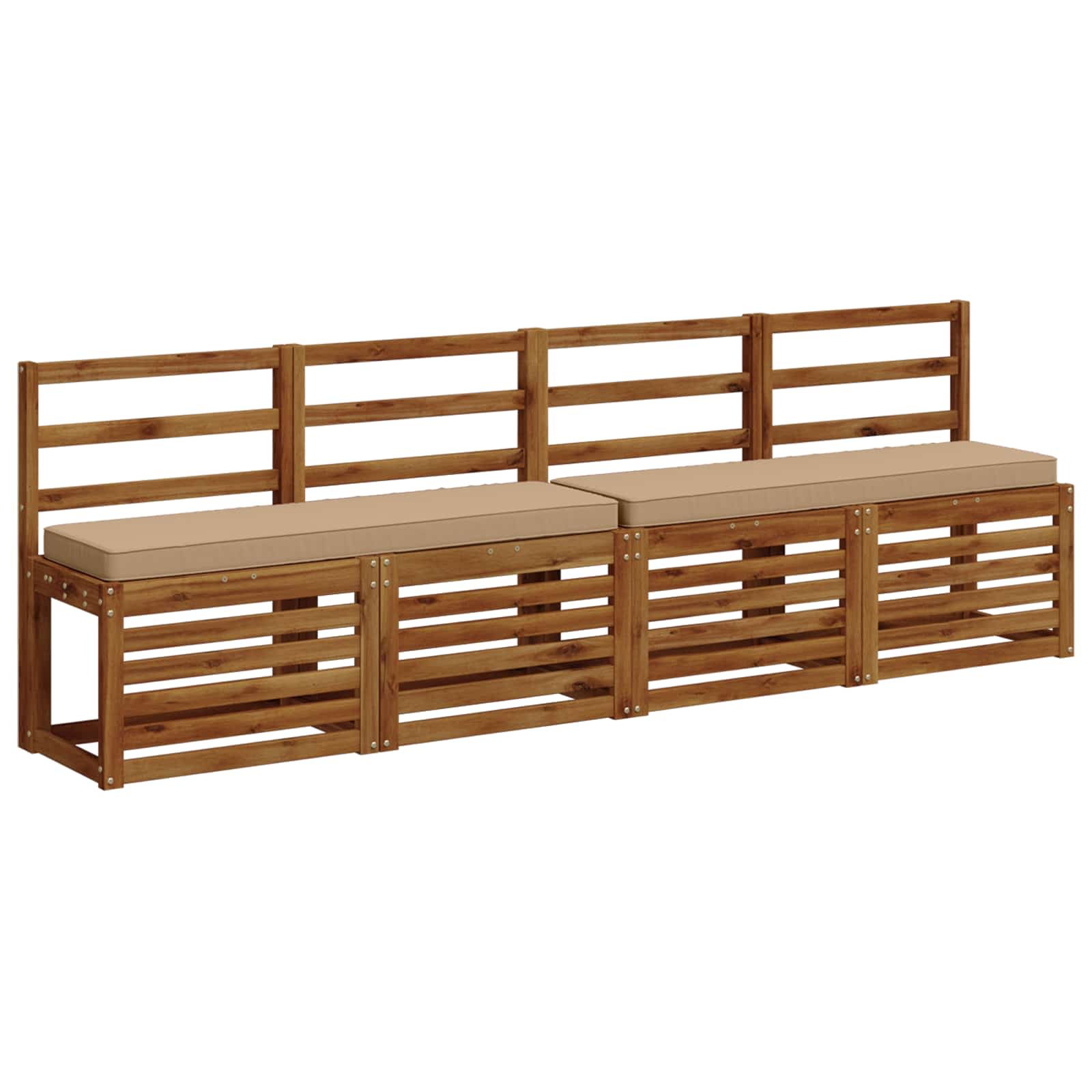 Cuscini per Panchina a 2 Pezzi VUGHT 2 pcs 100% Poliestere