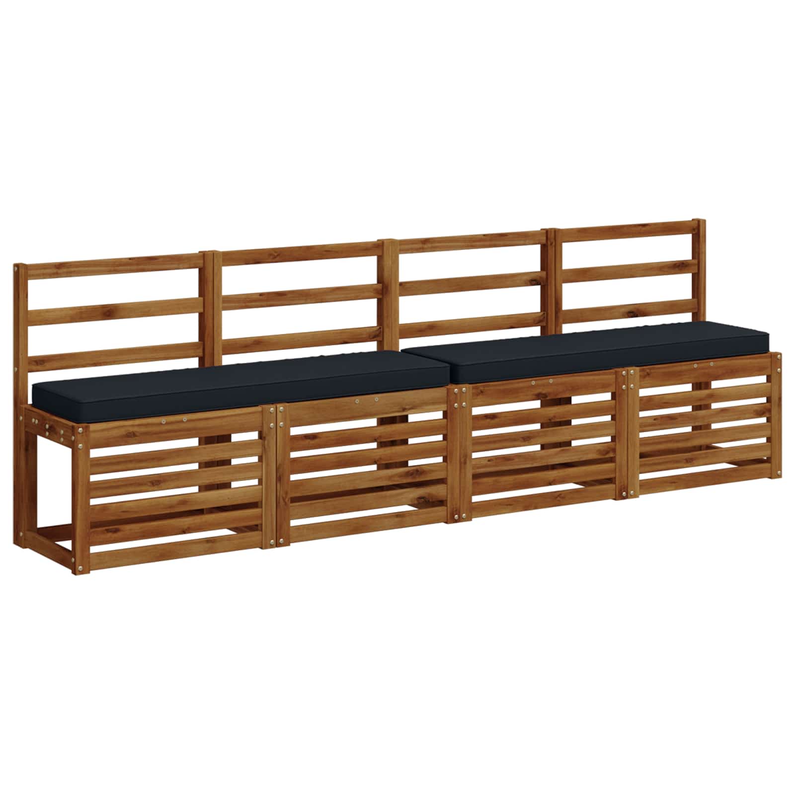 Cuscini per Panchina a 2 Pezzi VUGHT 2 pcs 100% Poliestere
