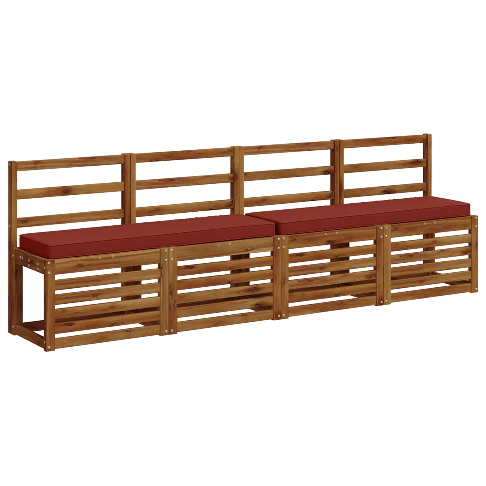 Cuscini per Panchina a 2 Pezzi VUGHT 2 pcs 100% Poliestere