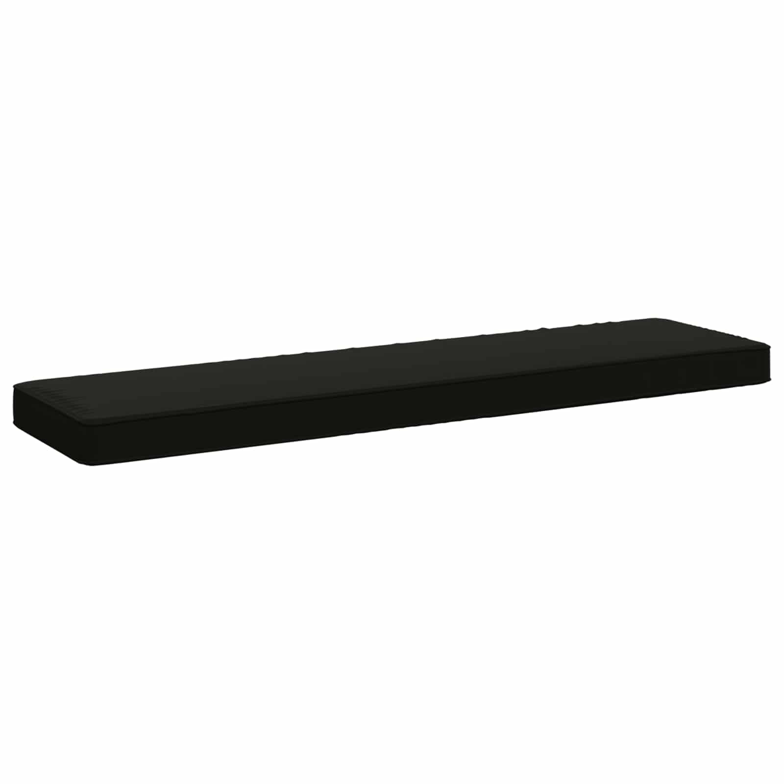 Cuscini per Panchina a 2 Pezzi VUGHT 2 pcs 100% Poliestere Nero