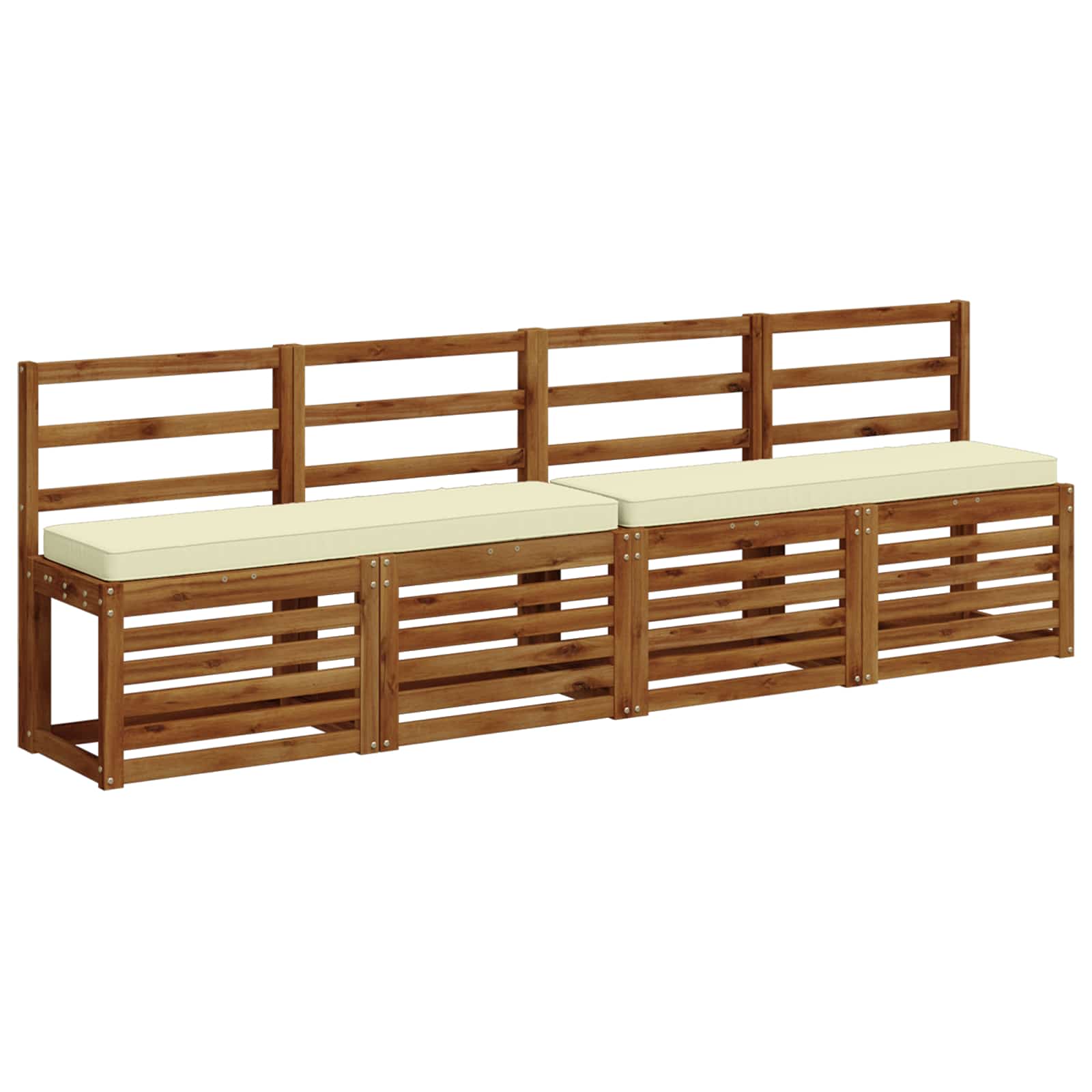 Cuscini per Panchina a 2 Pezzi VUGHT 2 pcs 100% Poliestere