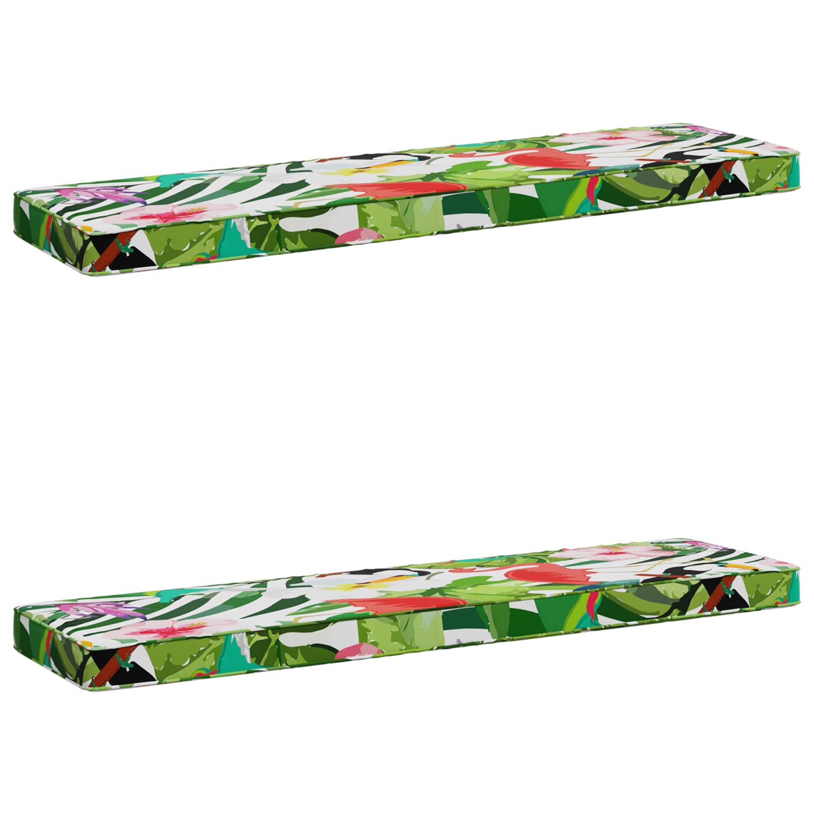Cuscini per Panchina a 2 Pezzi VUGHT 2 pcs 100% Poliestere