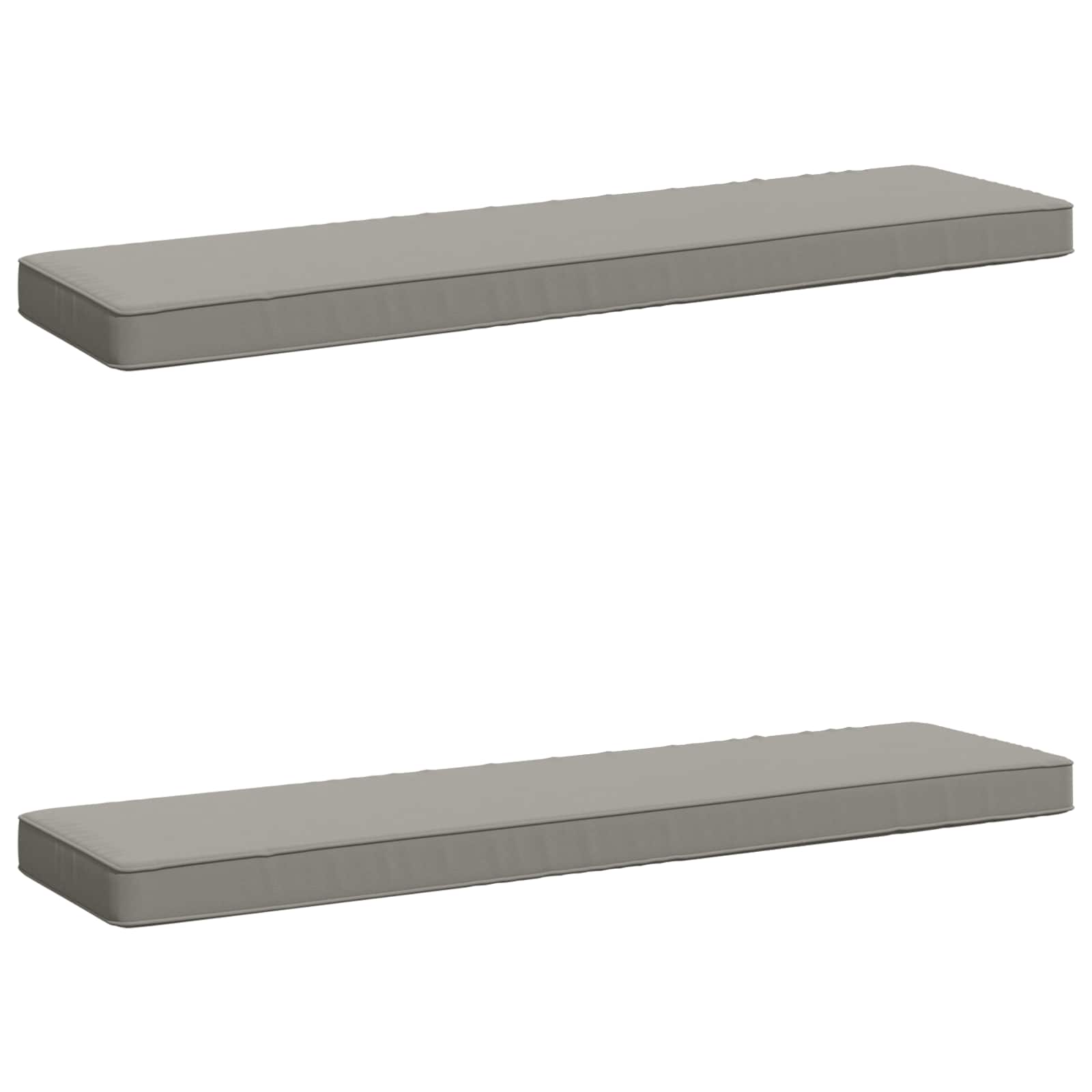 Cuscini per Panchina a 2 Pezzi VUGHT 2 pcs 100% Poliestere