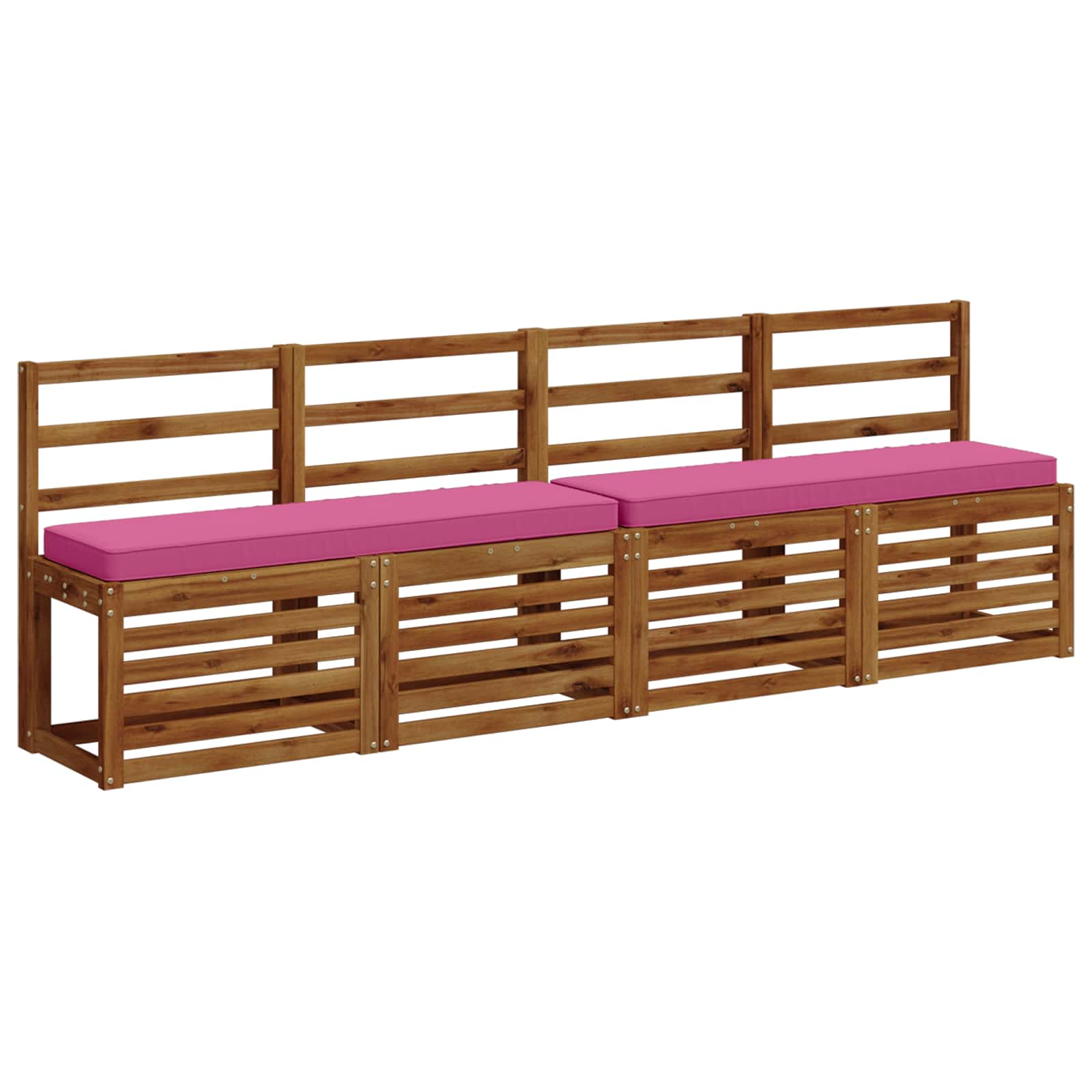 Cuscino per Panchina a 1 Pezzo VUGHT 100% Poliestere Rosa