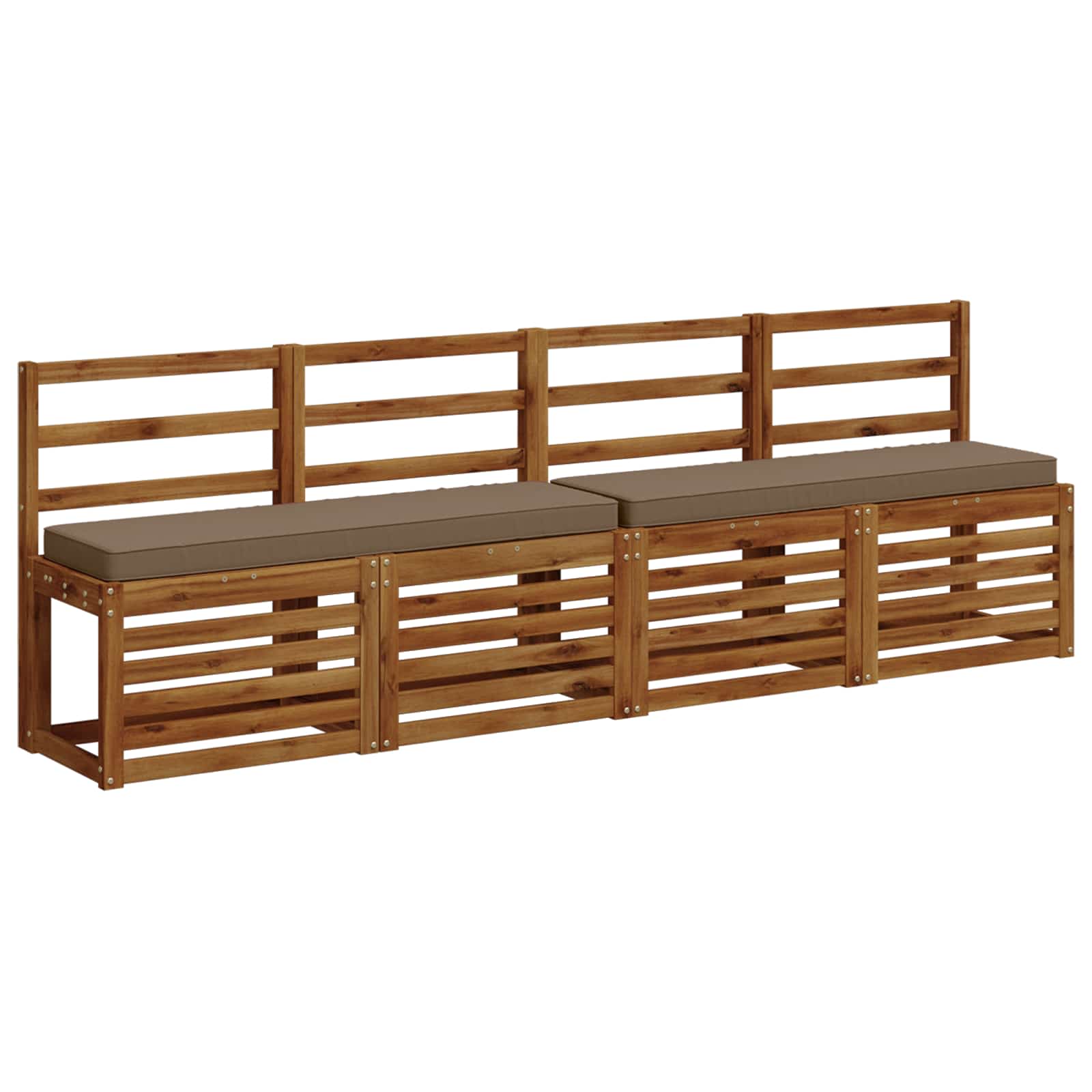Cuscini per Panchina a 2 Pezzi VUGHT 2 pcs 100% Poliestere
