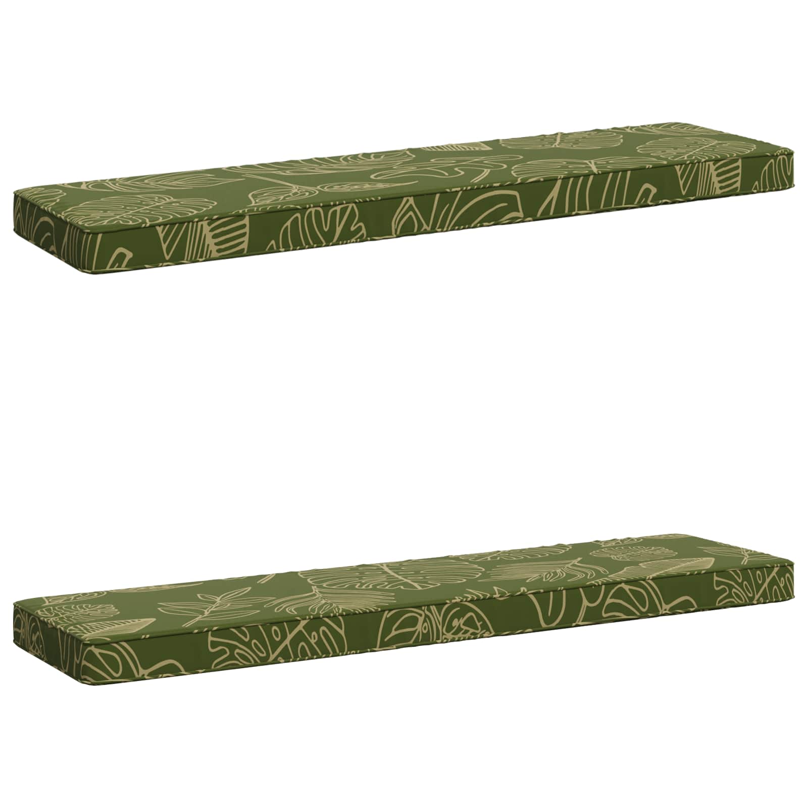 Cuscini per Panchina a 2 Pezzi VUGHT 2 pcs 100% Poliestere