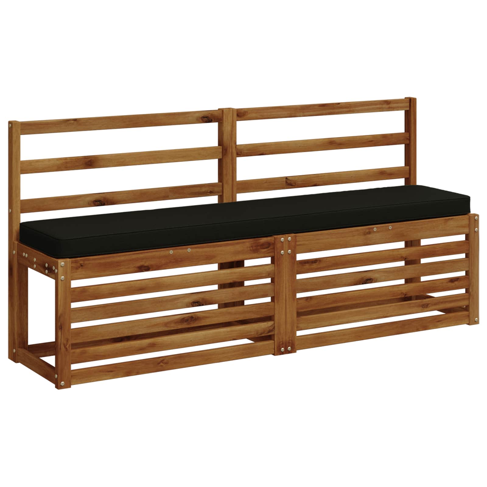 Cuscino per Panchina a 1 Pezzo VUGHT 100% Poliestere Nero